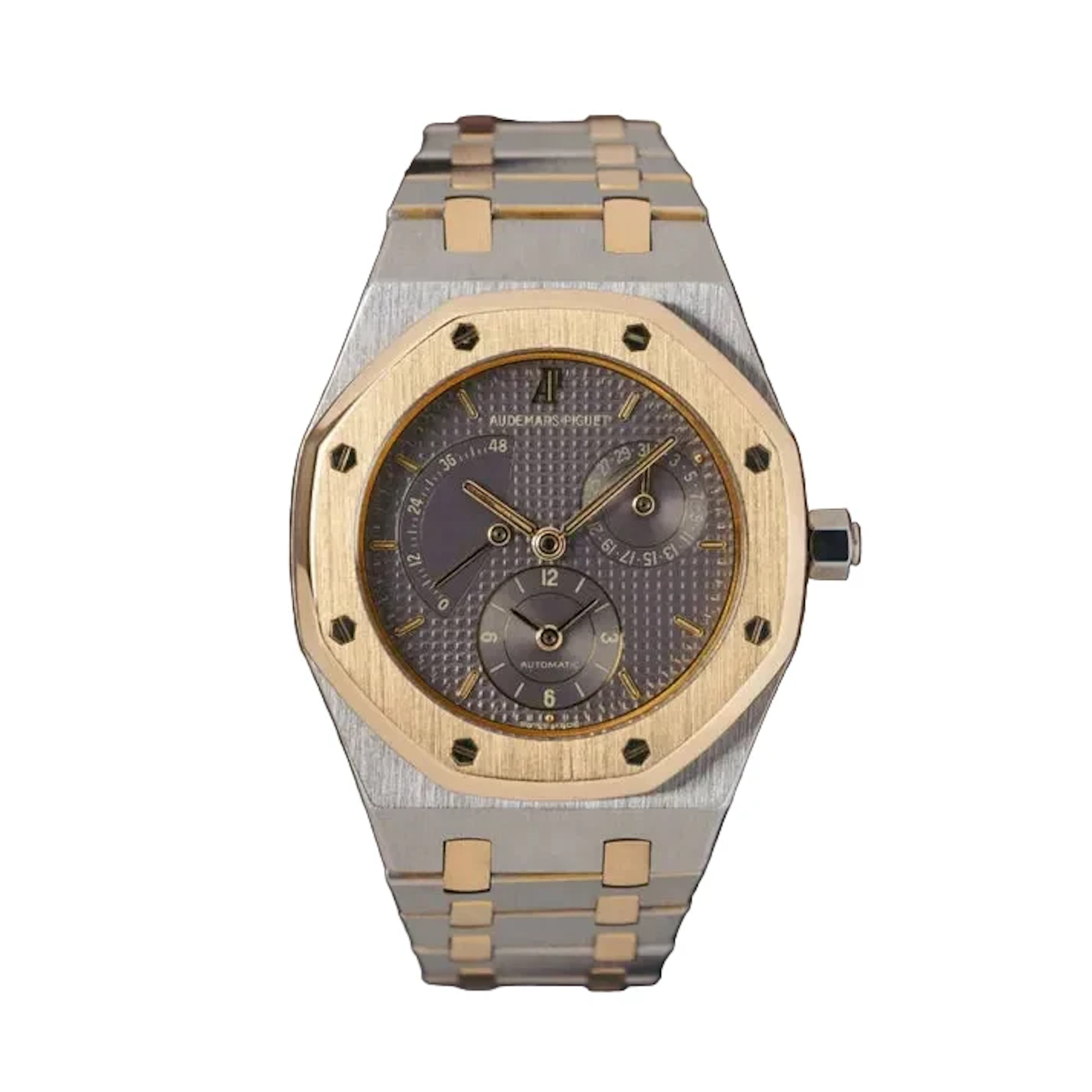 Audemars Piguet Royal Oak Dual Time Stainless Steel and 18K Yellow
