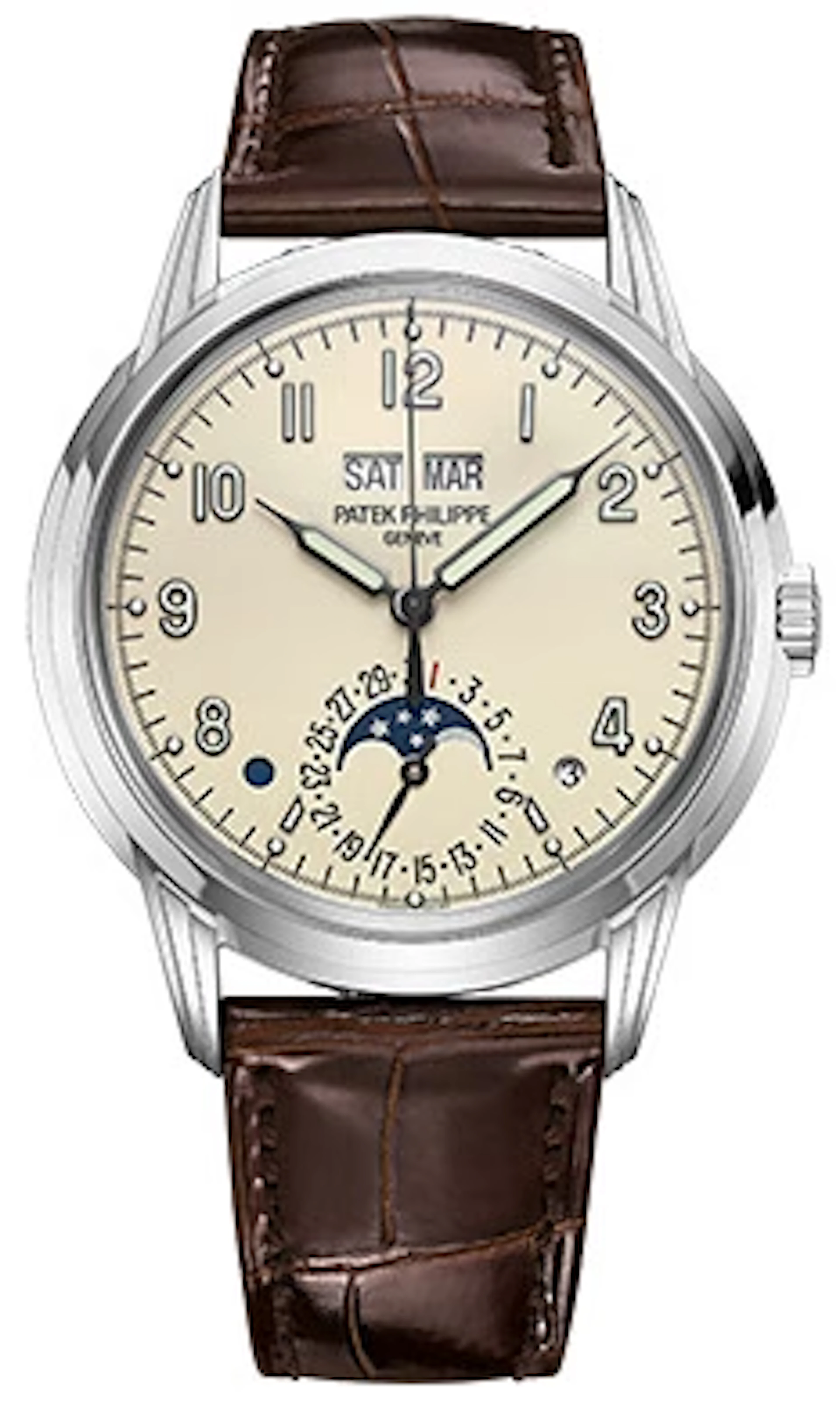 Patek Philippe Grand Complications Perpetual Calendar 18K White Gold