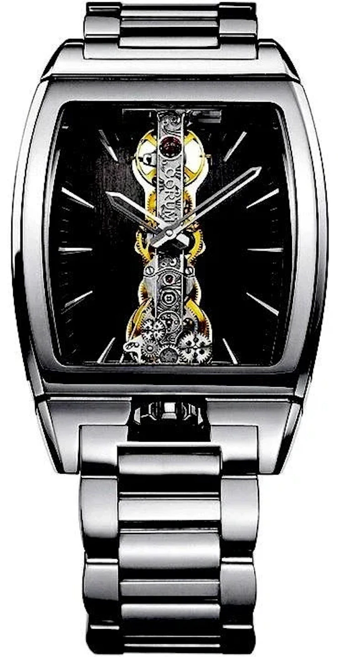 Corum Golden Bridge 18K White Gold Men's Watch