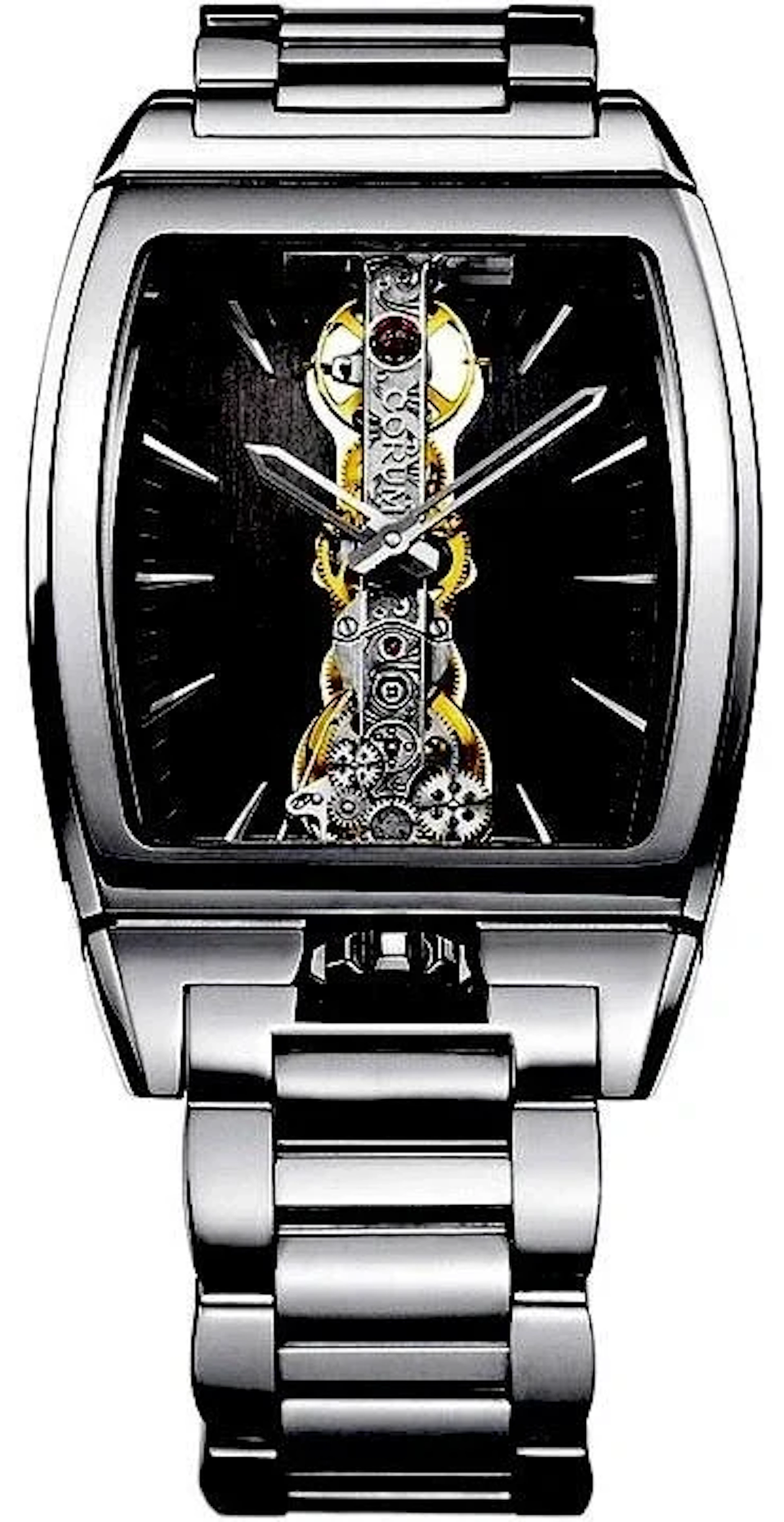 Corum Golden Bridge 18K White Gold Men's Watch