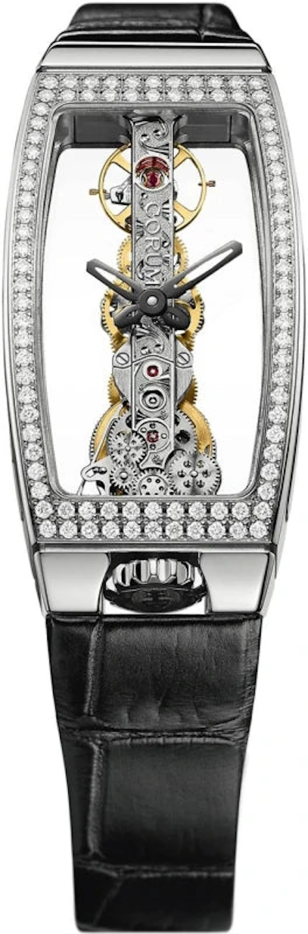 Corum Golden Bridge Miss 18K White Gold Lady's Watch