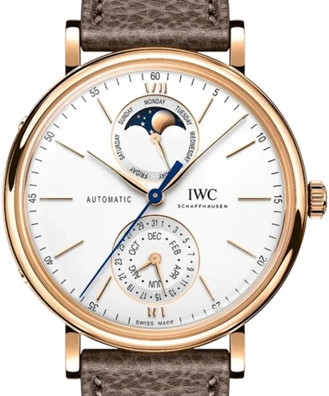 IWC Portofino Complete Calendar 18K Rose Gold Men’s Watch