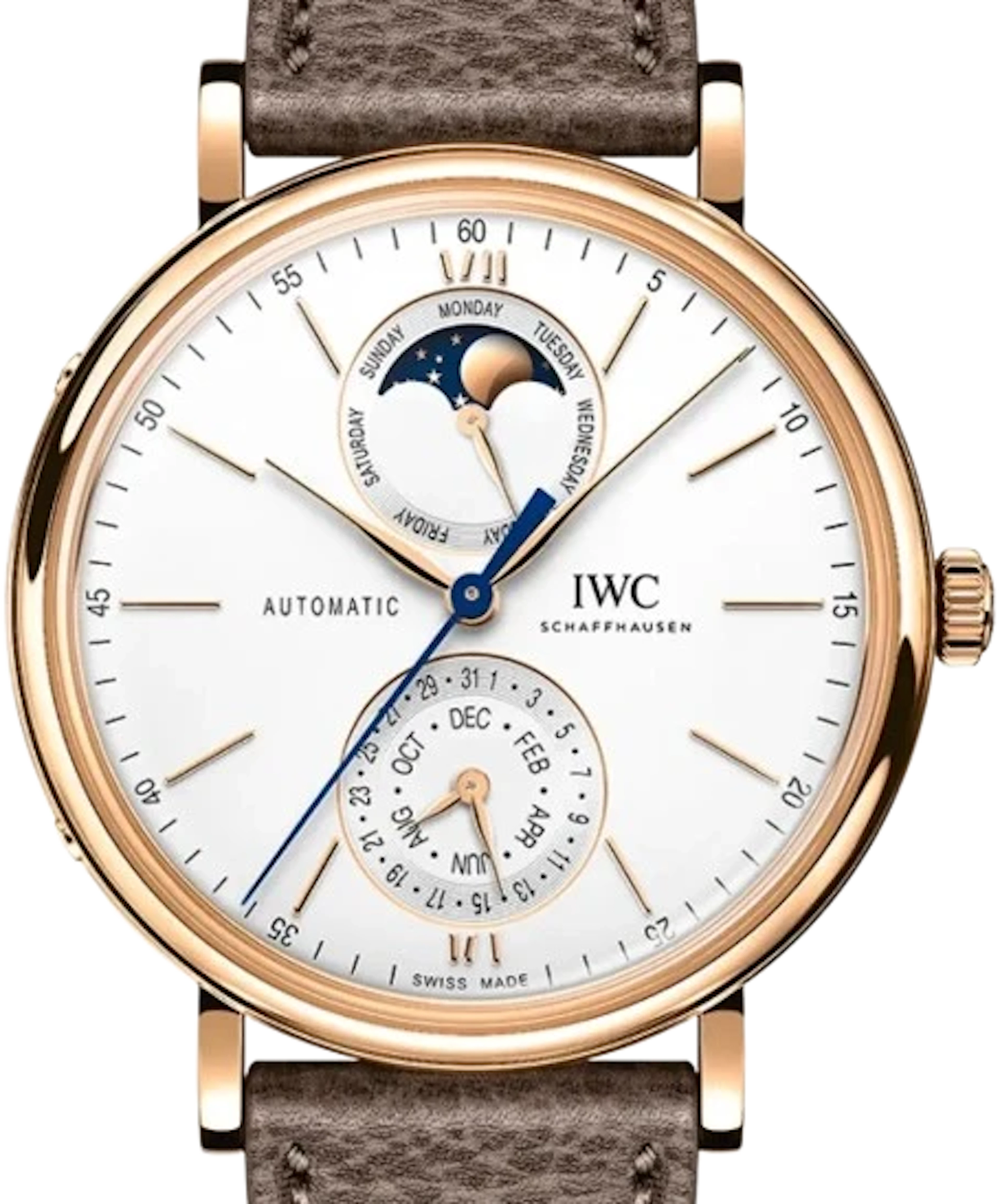 IWC Portofino Complete Calendar 18K Rose Gold Men’s Watch