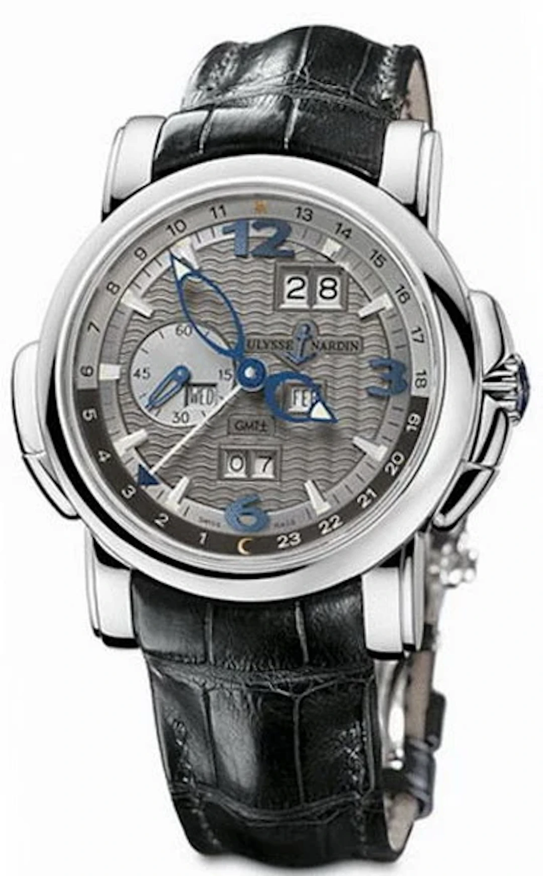 Ulysse Nardin GMT Perpetual Calendars 18K White Gold Men's Watch