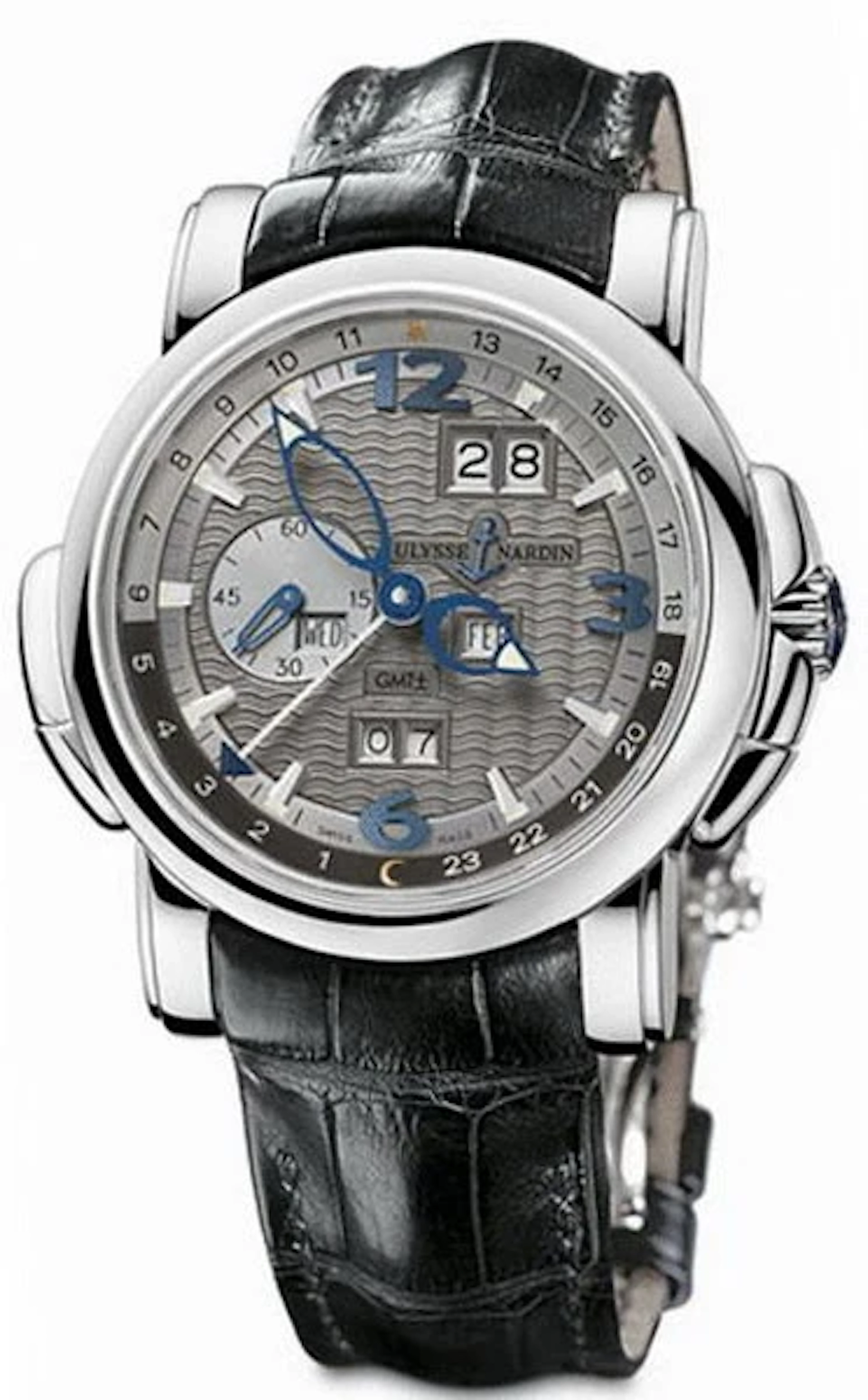 Ulysse Nardin GMT Perpetual Calendars 18K White Gold Men's Watch