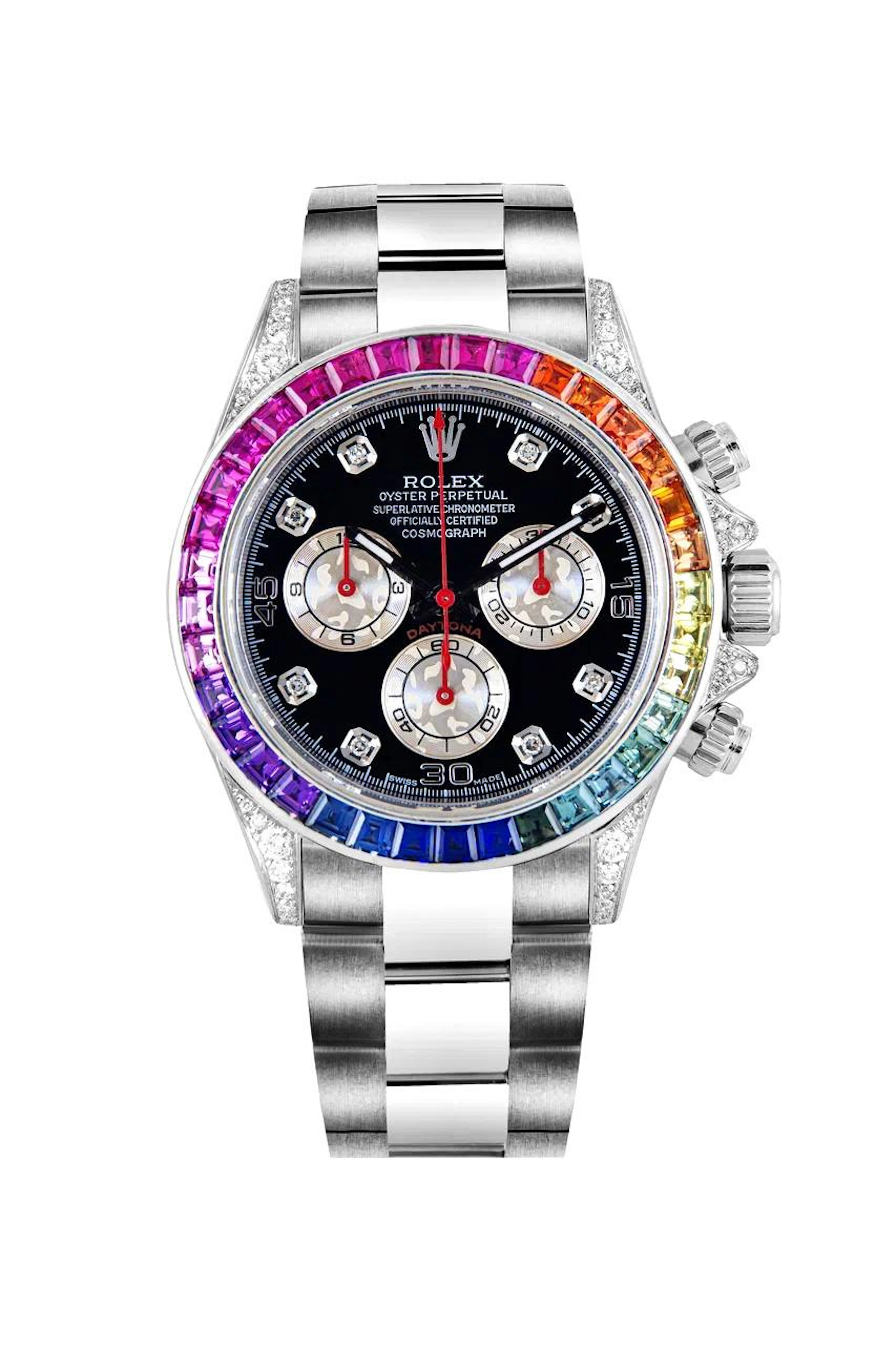 Rolex Daytona Cosmograph 40 mm Stainless Steel & Diamonds & Sapphires