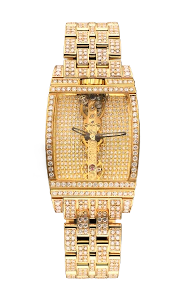 Corum Golden Bridge 18K Yellow Gold & Diamonds Men's Watch