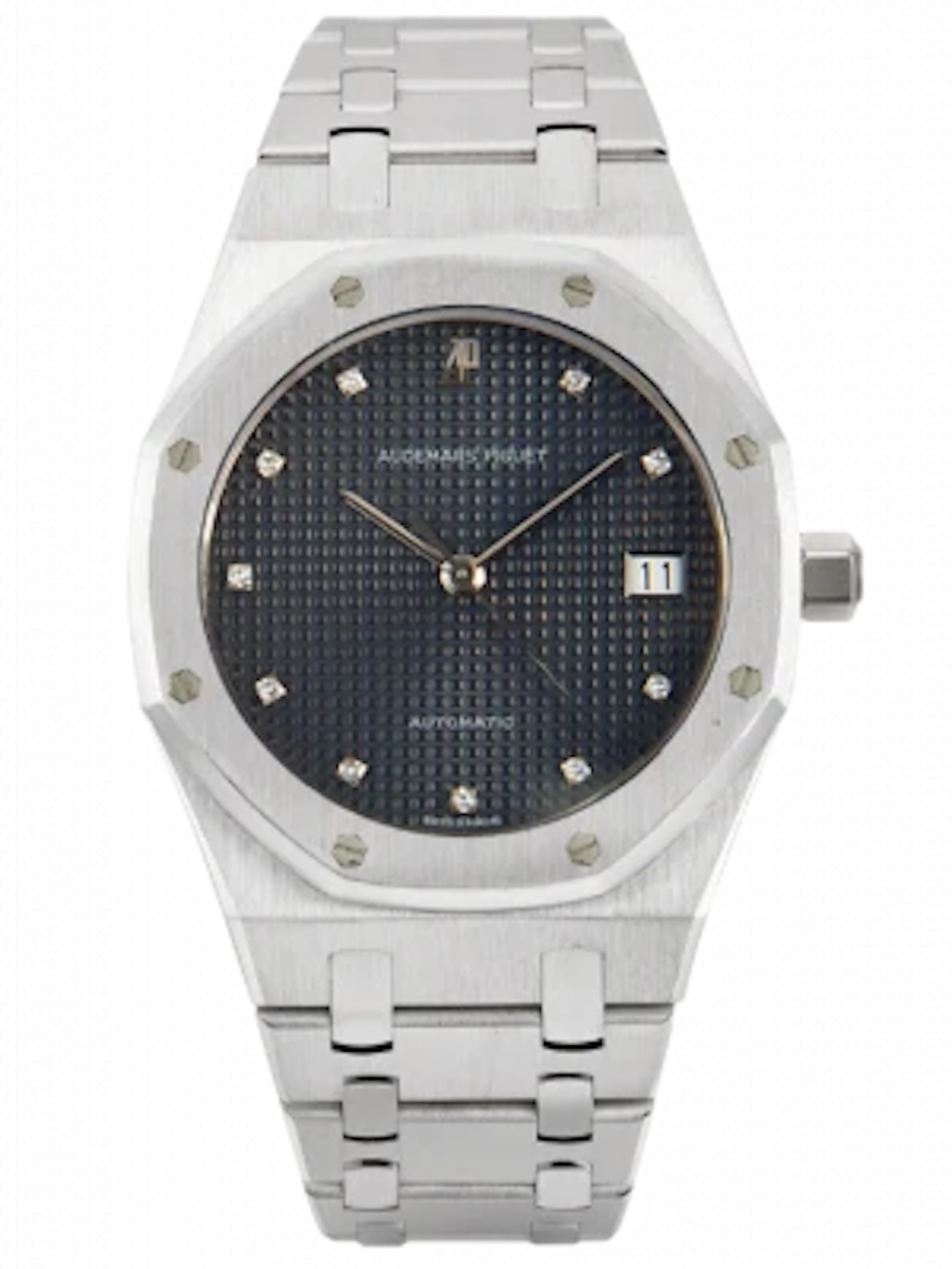 Audemars Piguet Royal Oak 18K White Gold & Diamonds Man's Watch