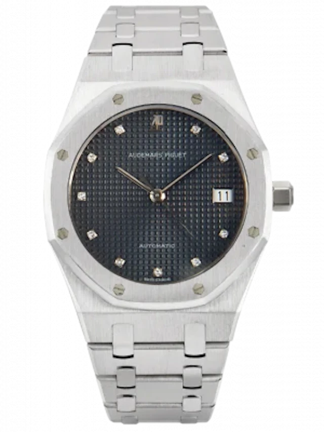 Audemars Piguet Royal Oak 18K White Gold & Diamonds Man's Watch