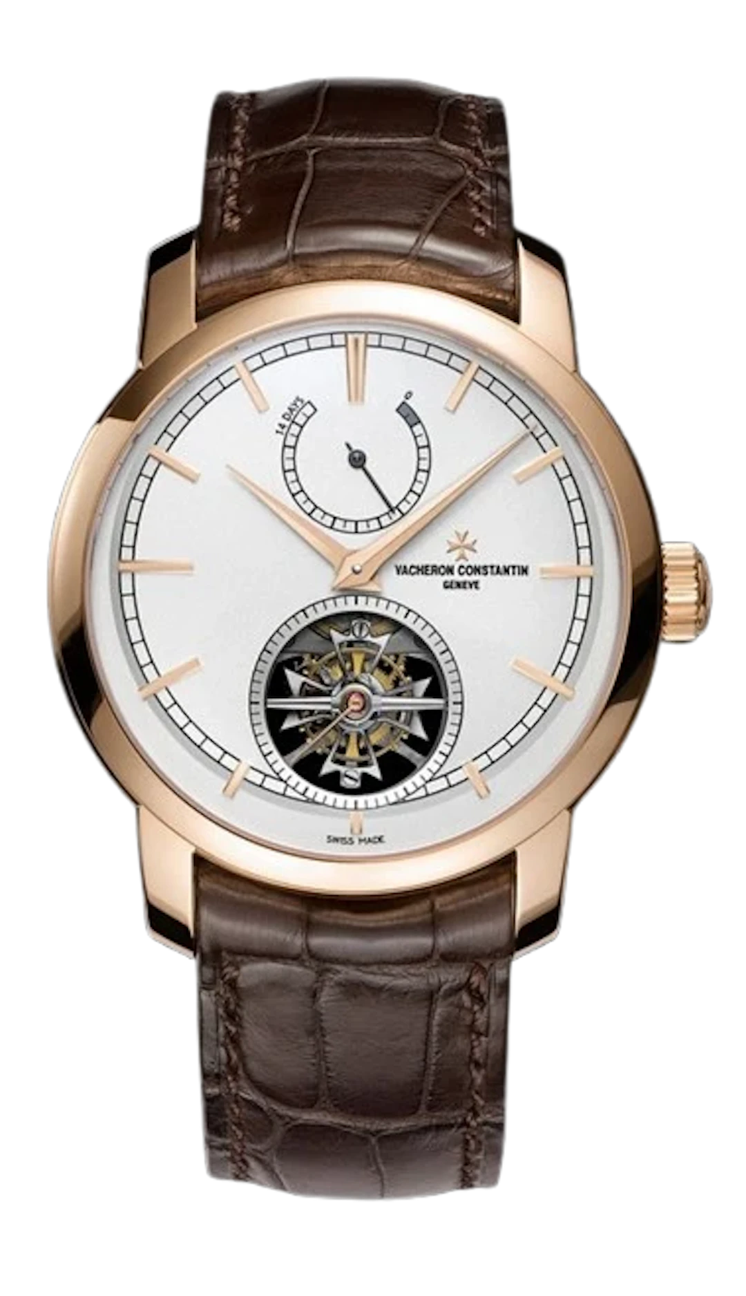 Vacheron Constantin Traditionnelle 14-Day Tourbillon 18K Rose Gold Men’s Watch