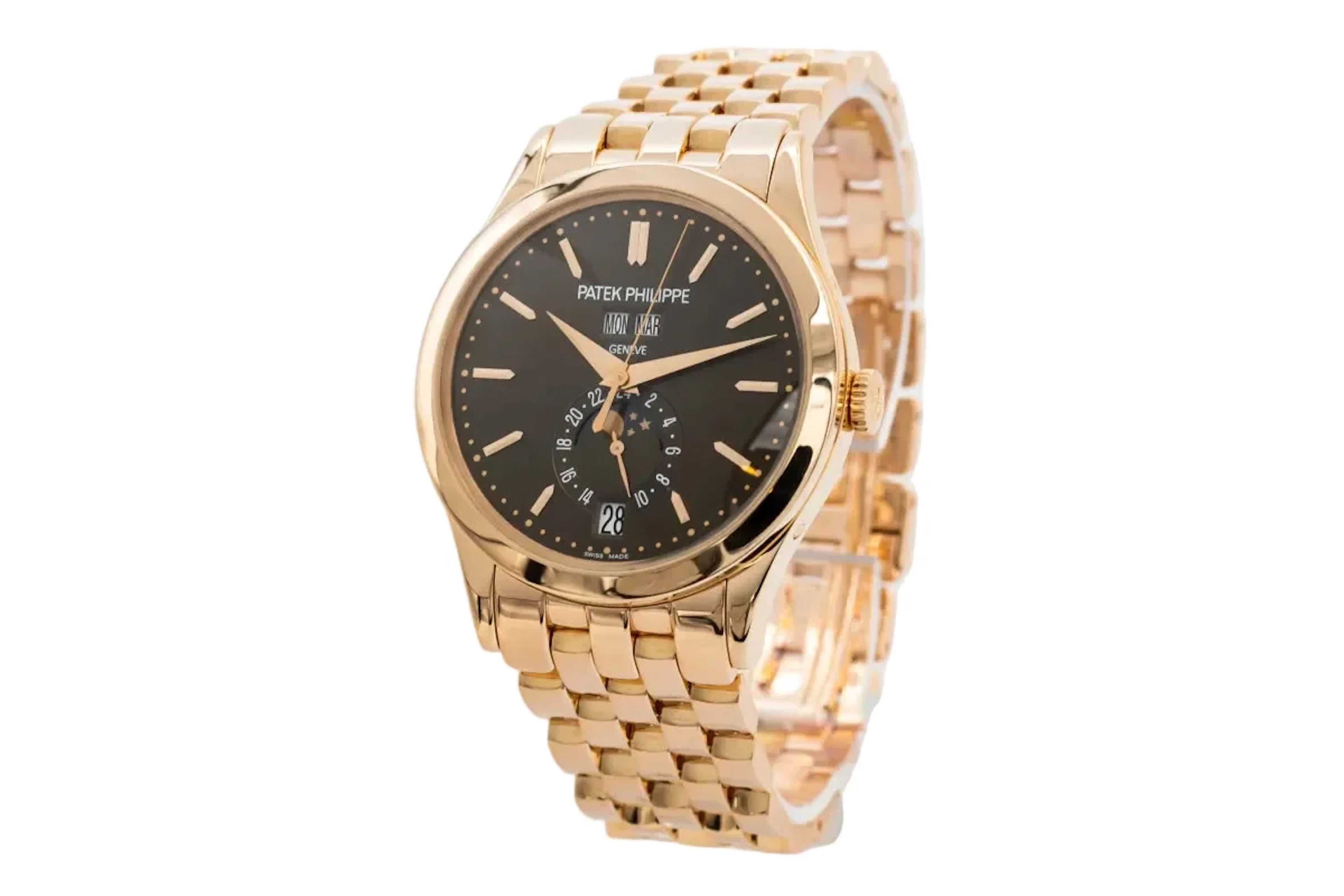 Patek Philippe Complications Annual Calendar Moon Phases 18K Rose