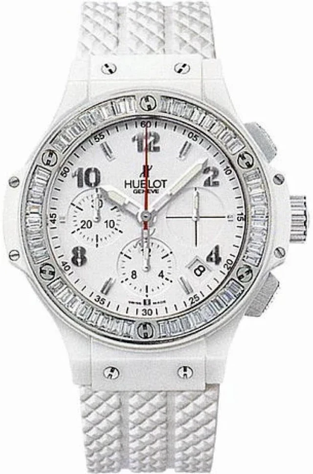 Hublot Big Bang White Ceramic & Diamonds Lady's Watch