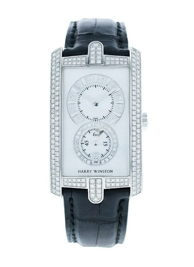Harry Winston Avenue C 18K White Gold & Diamonds Lady's Watch