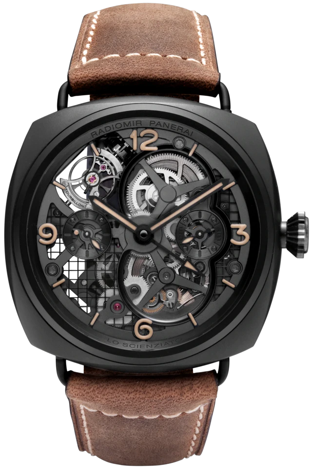 Panerai Radiomir Lo Scienziato Tourbillon GMT Ceramic Men's Watch