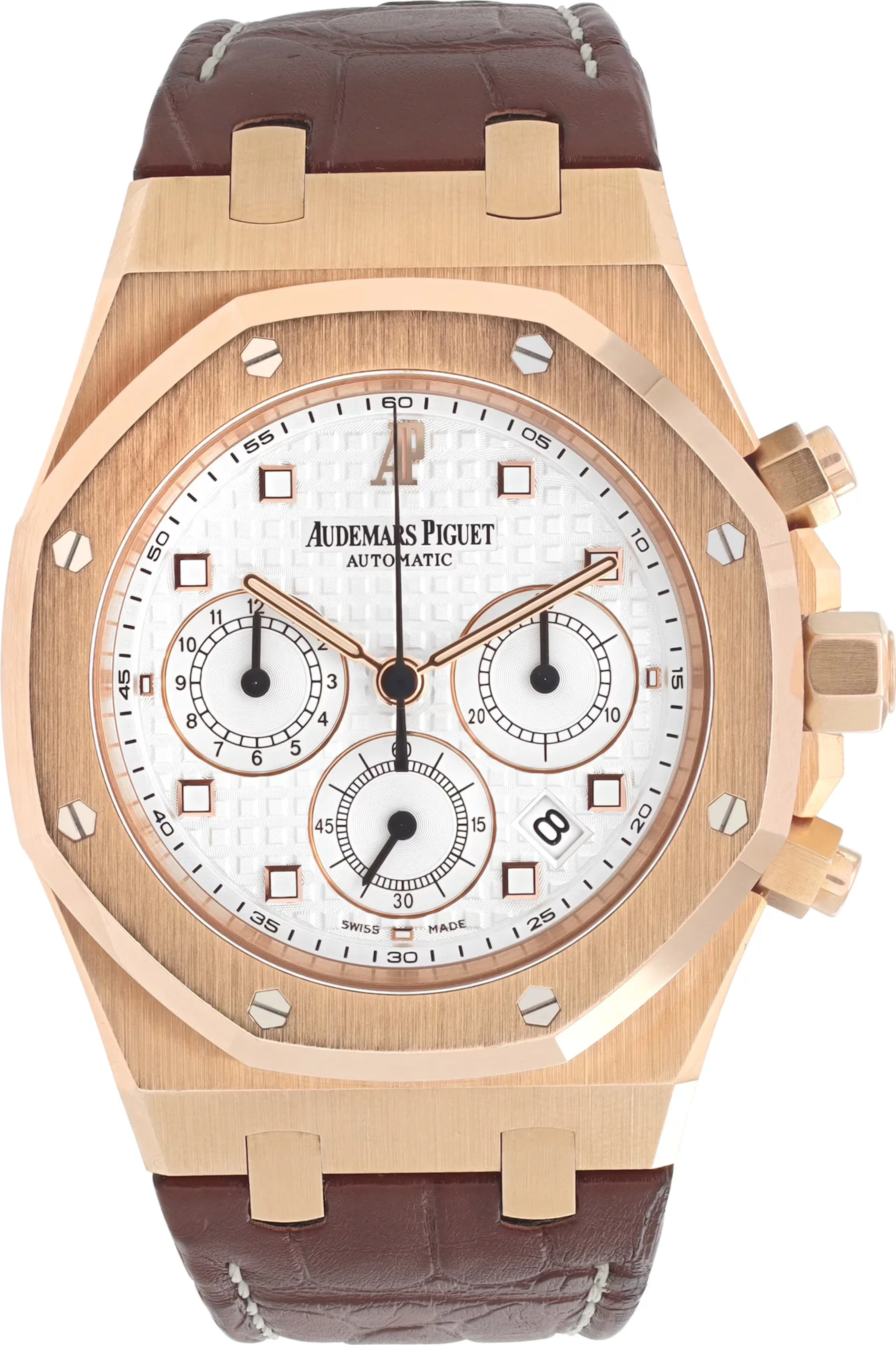 Audemars Piguet Royal Oak Chronograph 18K Rose Gold Men's Watch