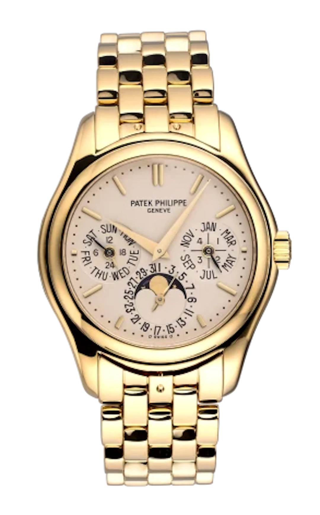 Patek Philippe Grand Complications Perpetual Calendar 18K Yellow Gold