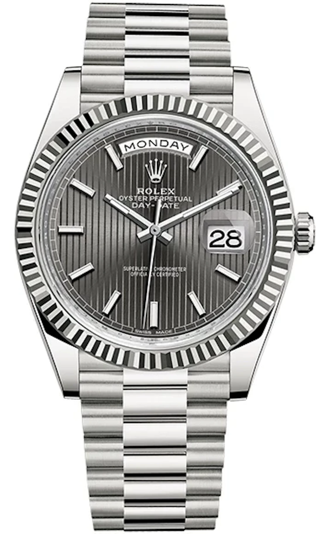 Rolex Day-Date 18K White Gold Men's Watch