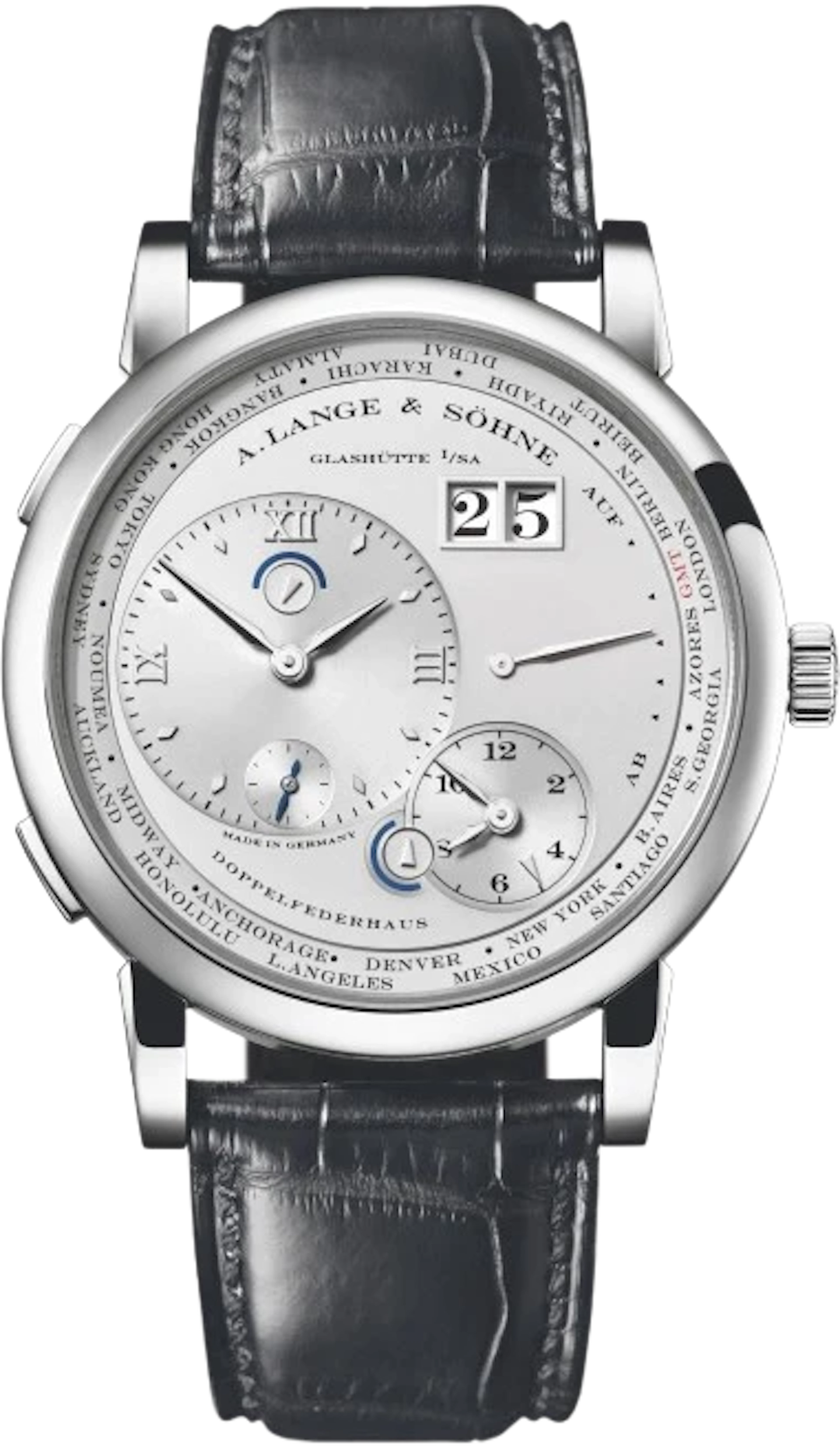 A. Lange & Söhne Lange 1 Time Zone Platinum Men’s Watch