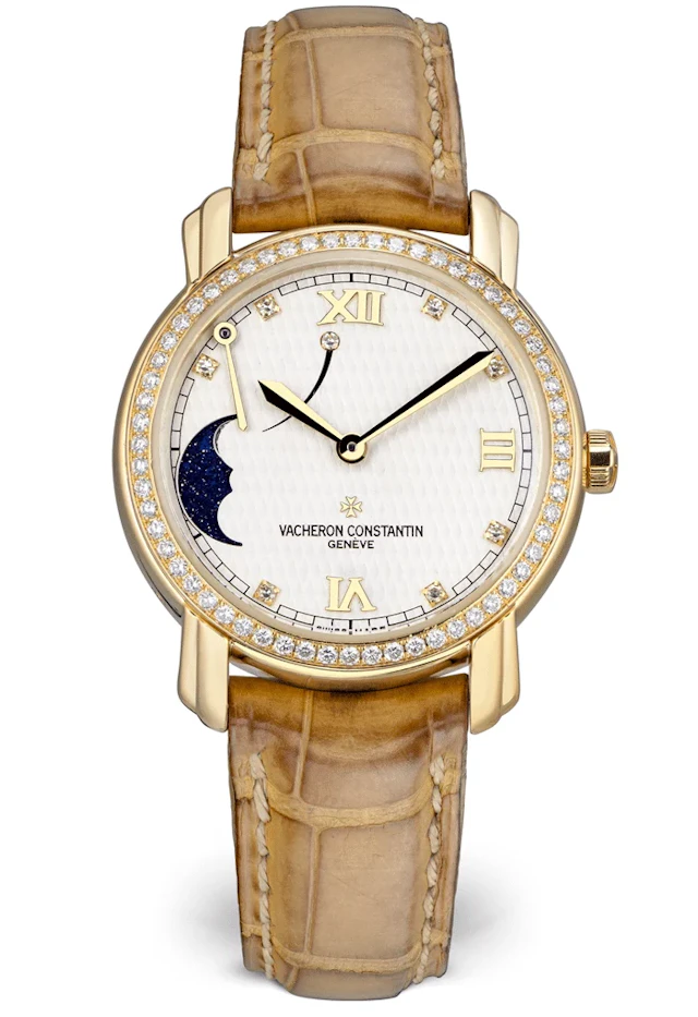 Vacheron Constantin Malte Power Reserve 18K Yellow Gold Ladies Watch