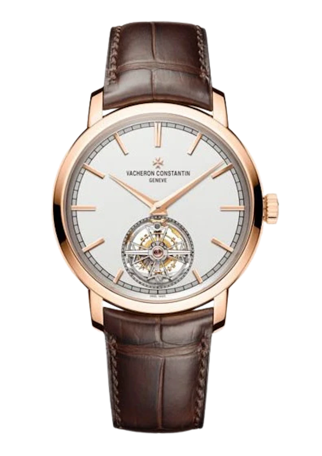 Vacheron Constantin Traditionnelle Tourbillon 18K Rose Gold Men's Watch.