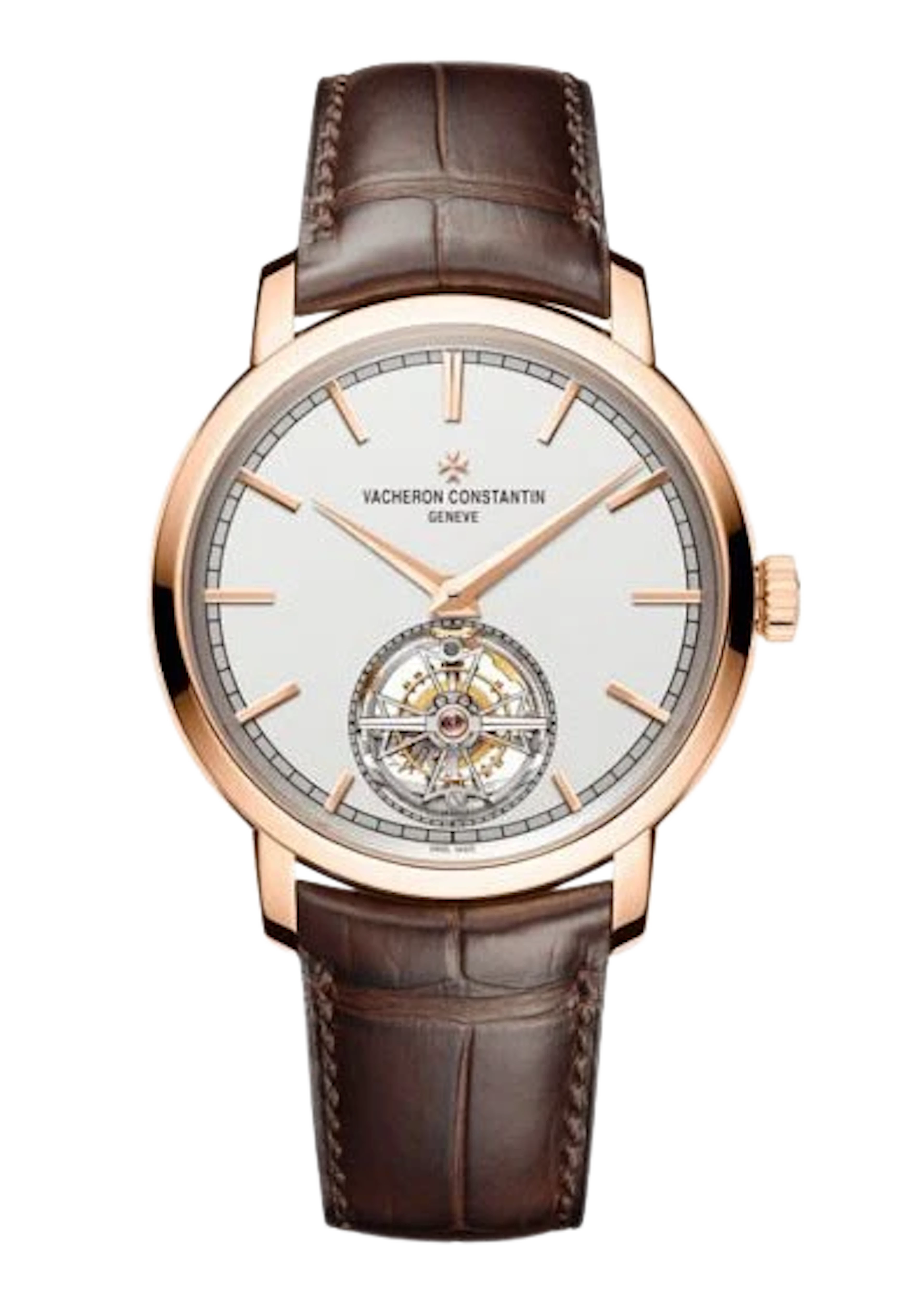 Vacheron Constantin Traditionnelle Tourbillon 18K Rose Gold Men's Watch.