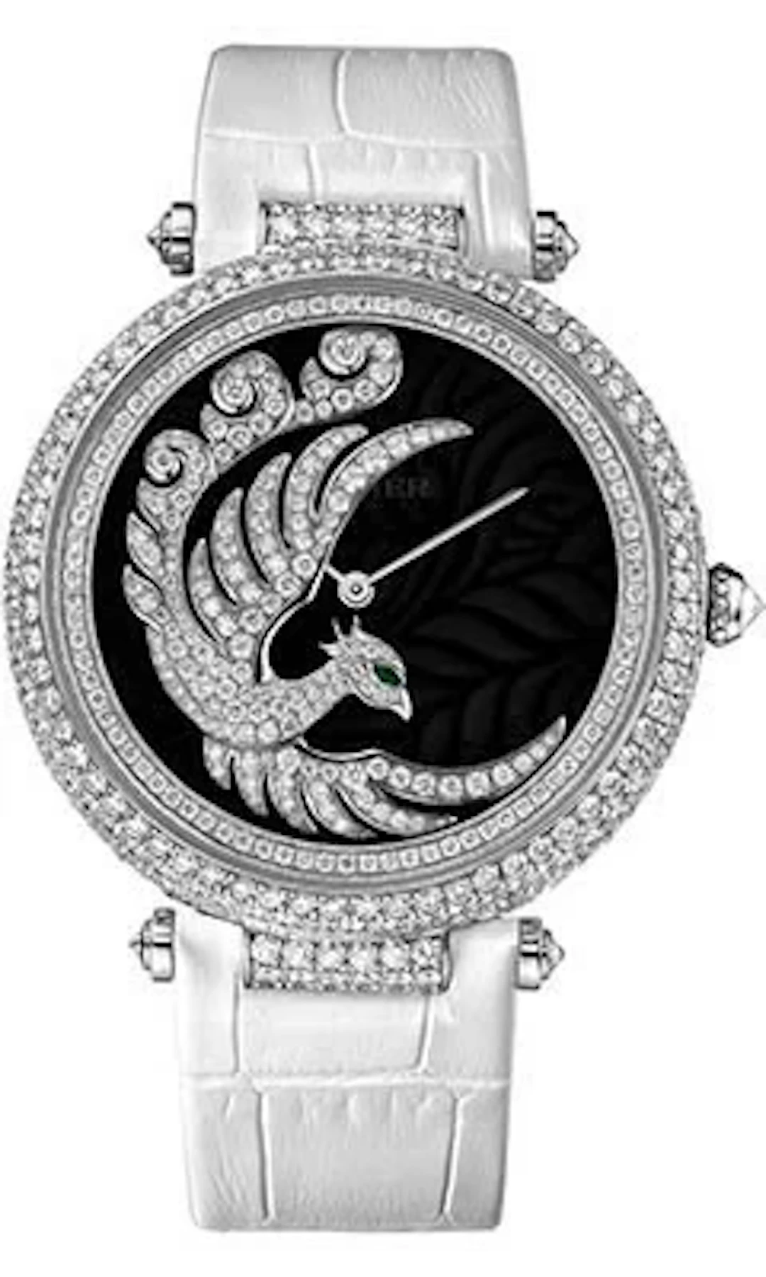 Cartier Feminine Complications Envol dun Phoenix 18K White Gold &