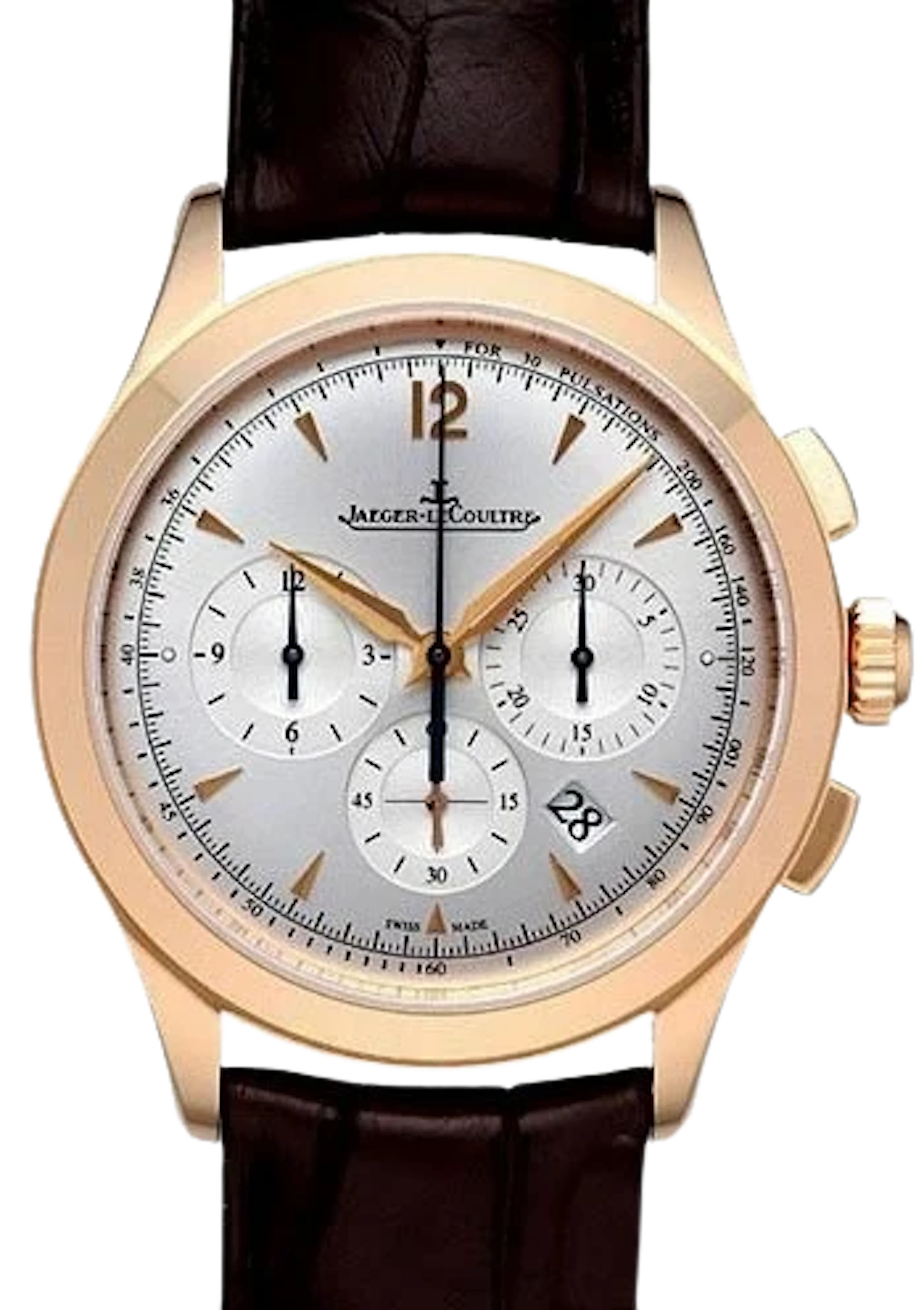 Jaeger-LeCoultre Master Control Chronograph 18K Rose Gold Men’s Watch