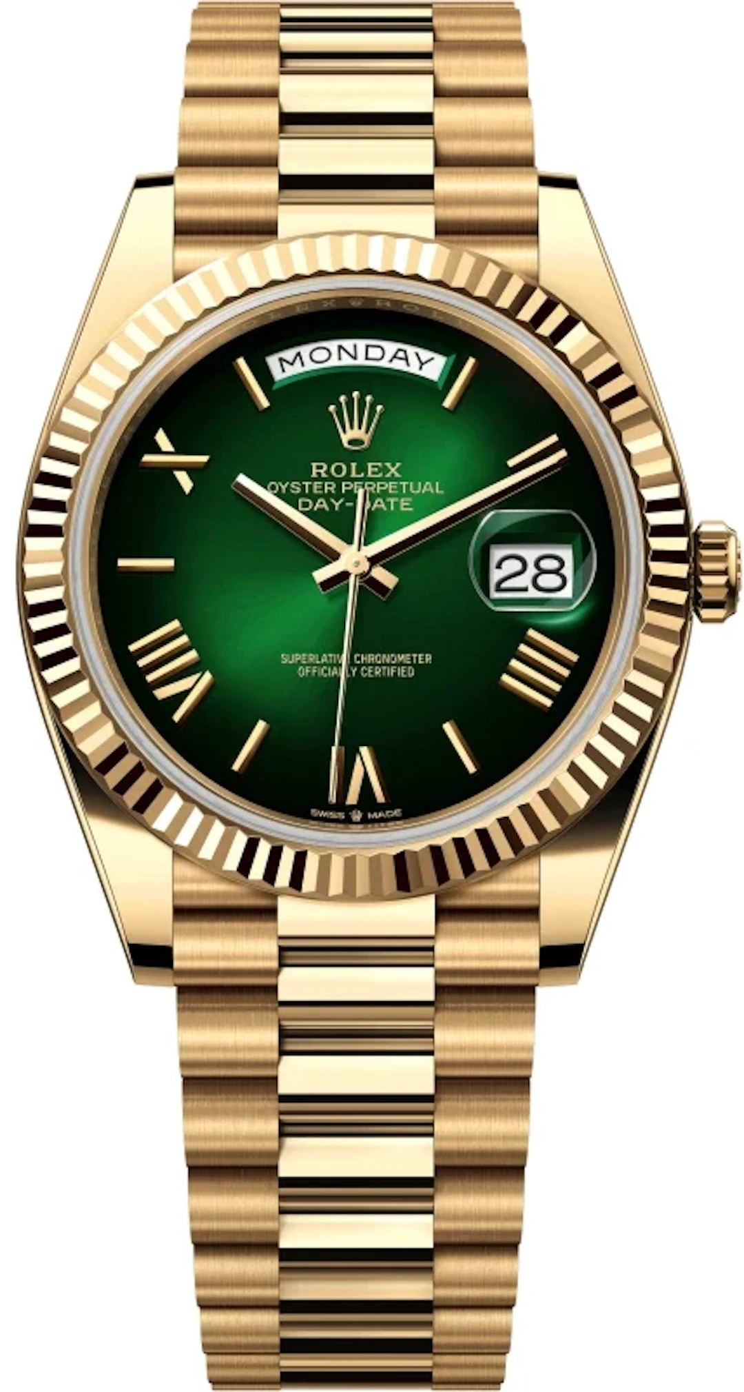Rolex Day-Date 40 18K Yellow Gold Men's Watch