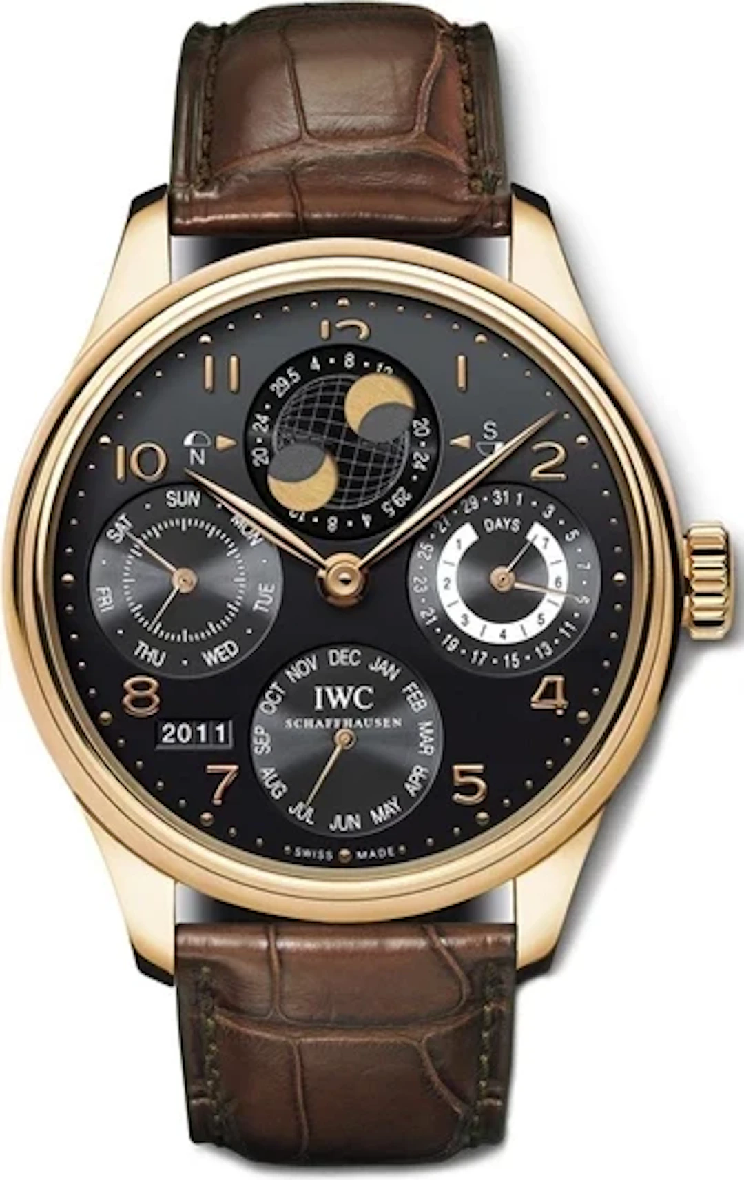 IWC Portuguese Perpetual Calendar 18K Rose Gold Men’s Watch