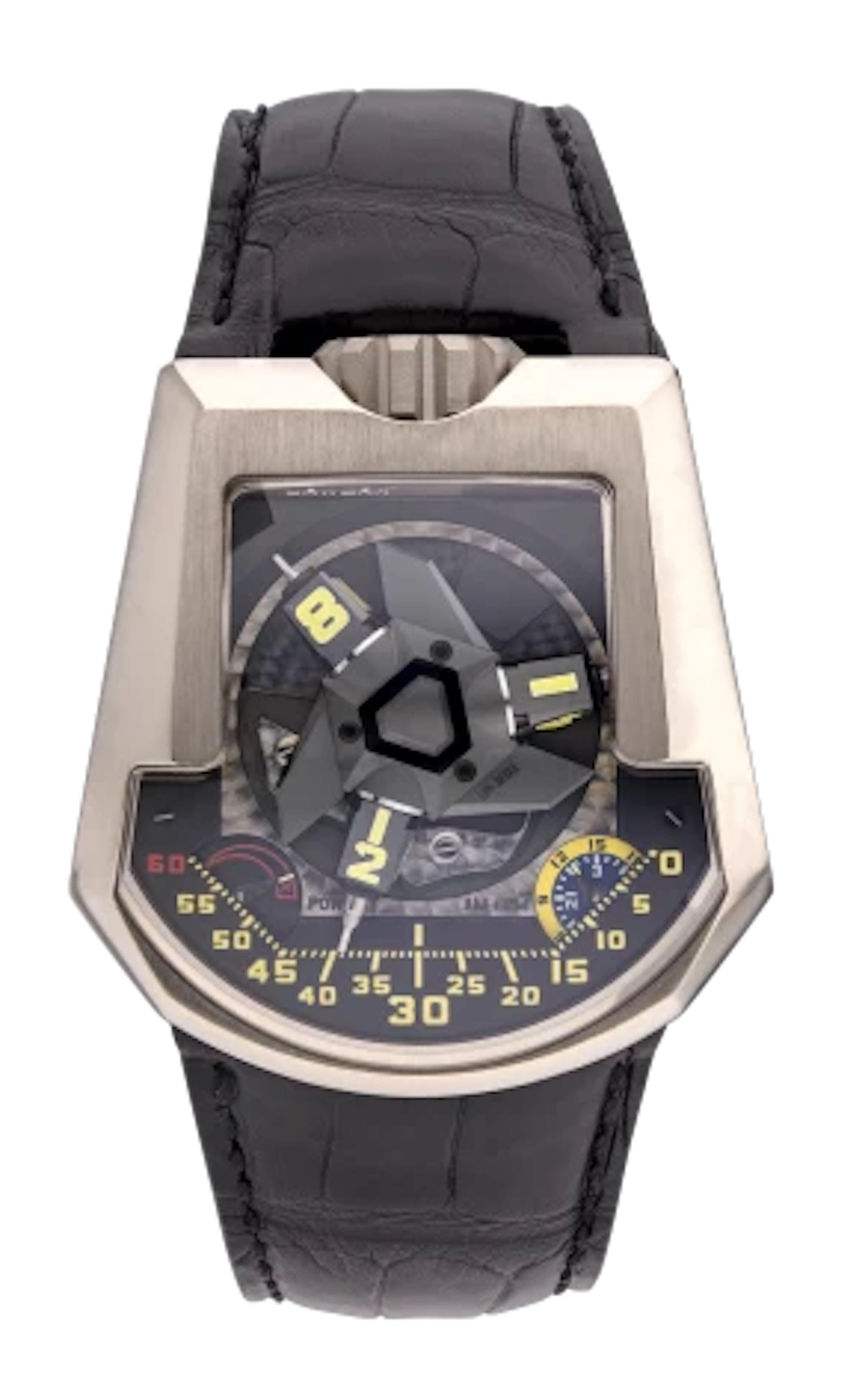 Urwerk 200 Collection 18K White Gold Men's Watch