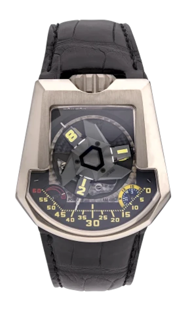 Urwerk 200 Collection 18K White Gold Men's Watch