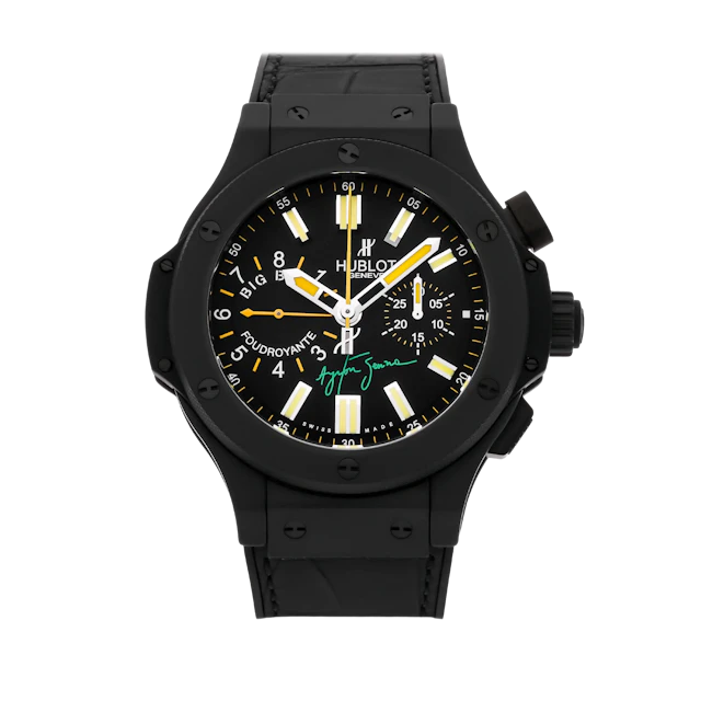 Hublot Big Bang Ayrton Senna Foudroyante Black Ceramic Men’s Watch