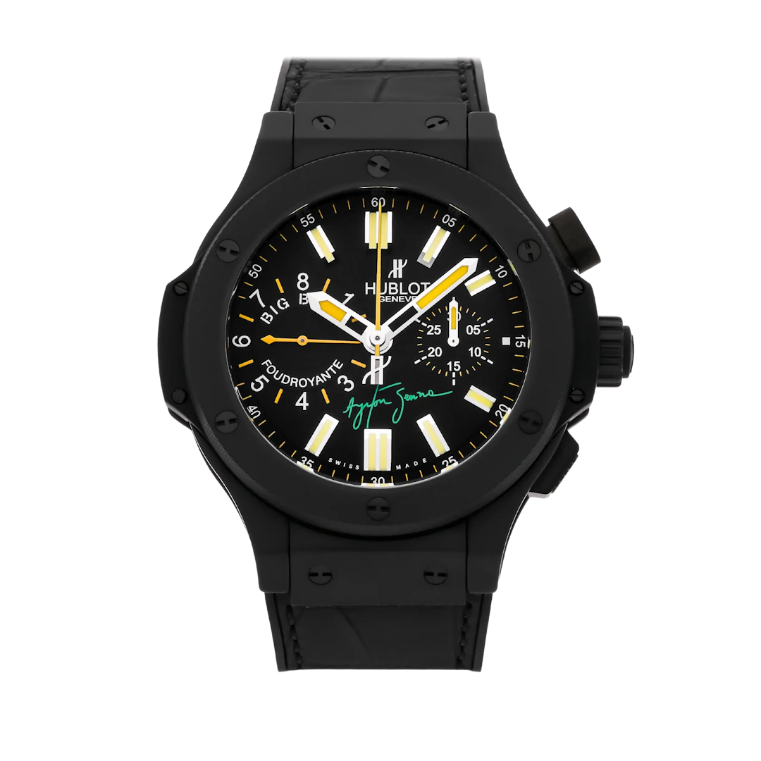 Hublot Big Bang Ayrton Senna Foudroyante Black Ceramic Men’s Watch