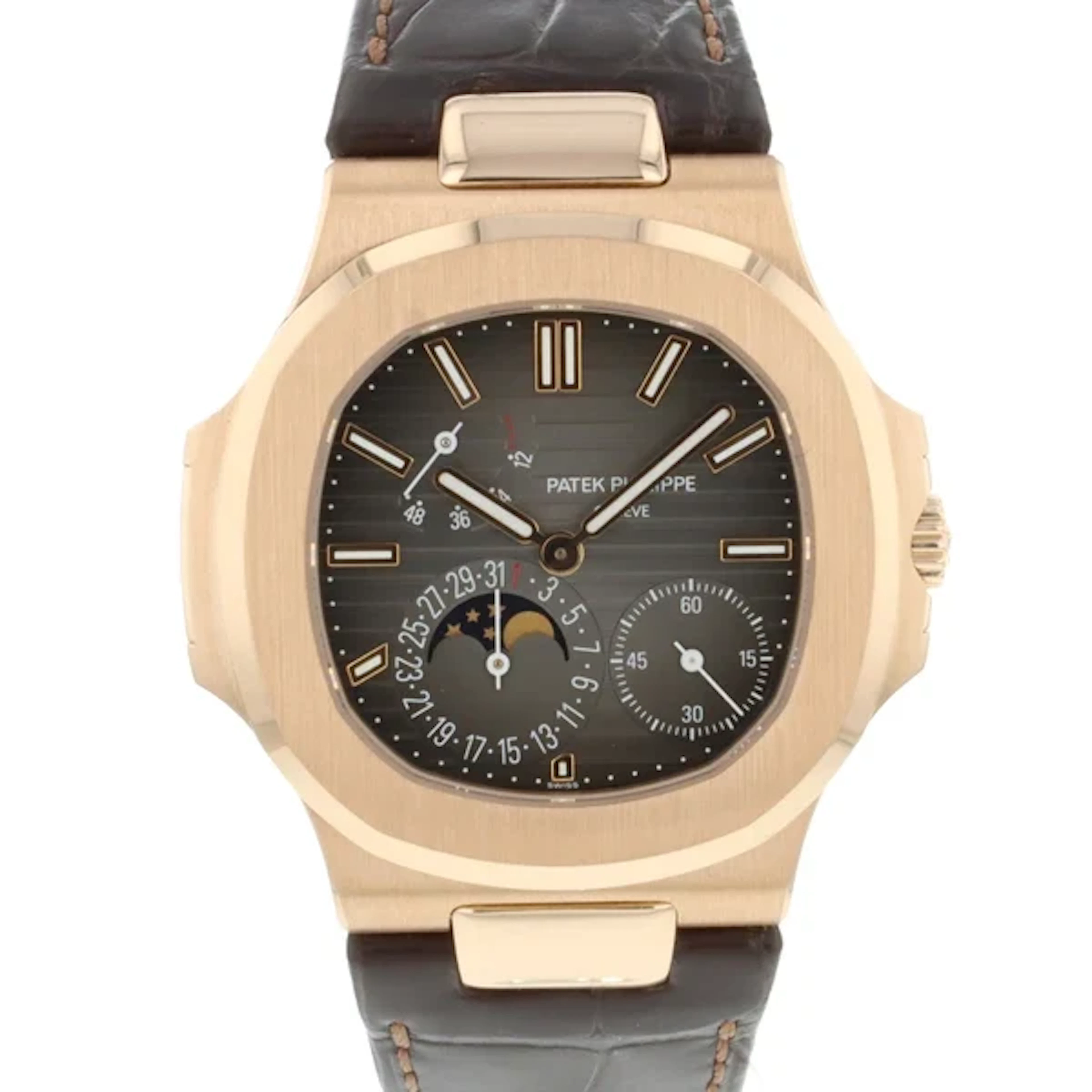 Patek Philippe Nautilus 18K Rose Gold Men's Watch