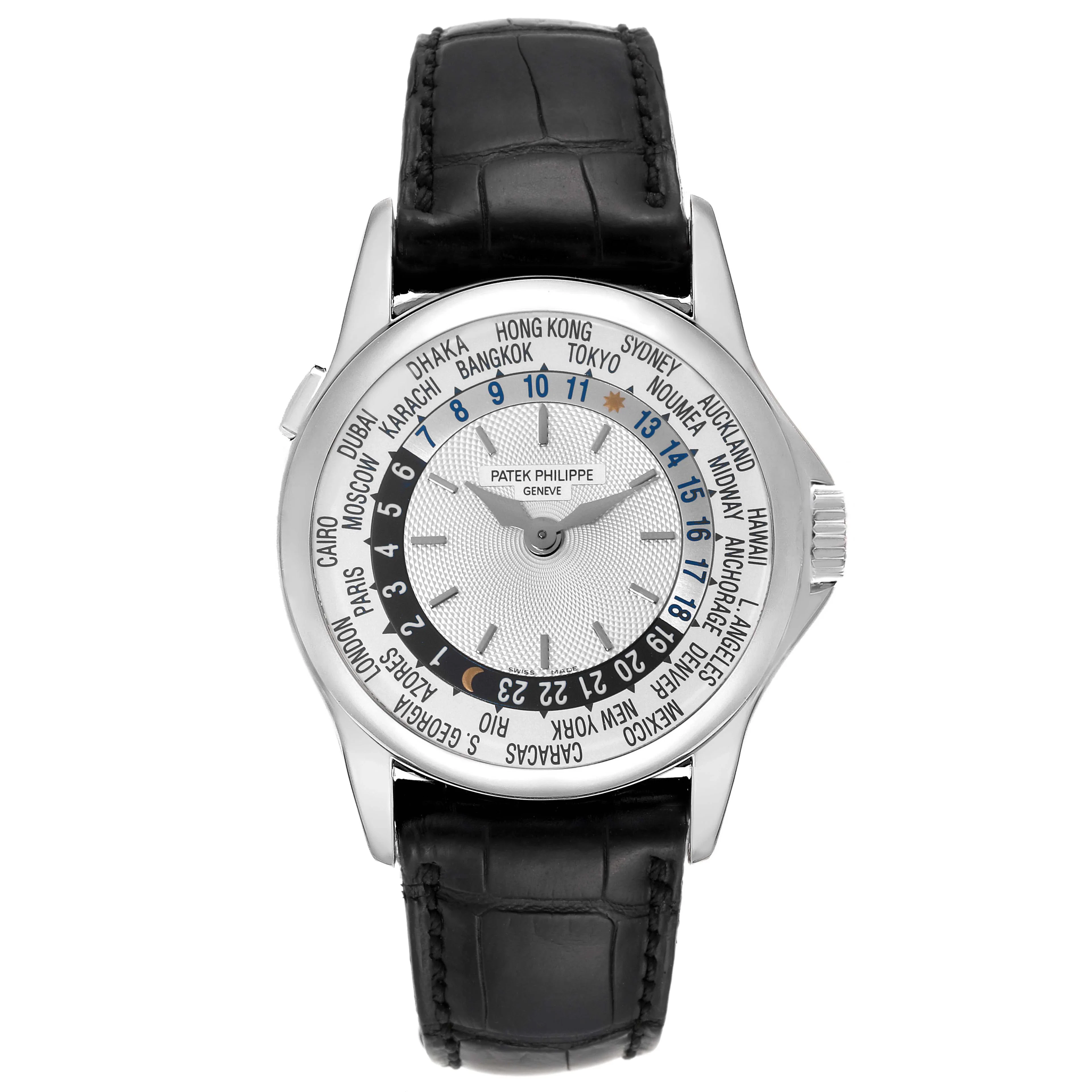 Patek Philippe World Time Automatic 18K White Gold Men’s Watch