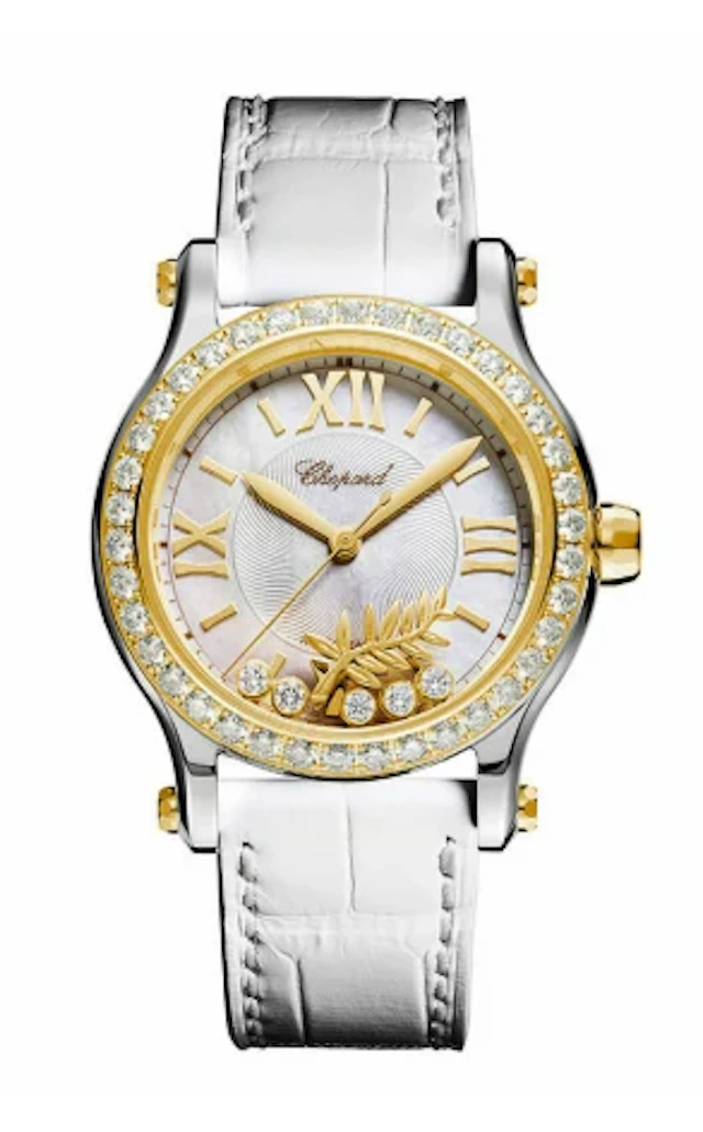 Chopard Happy Sport Cannes Palm Stainless Steel & 18K Yellow Gold