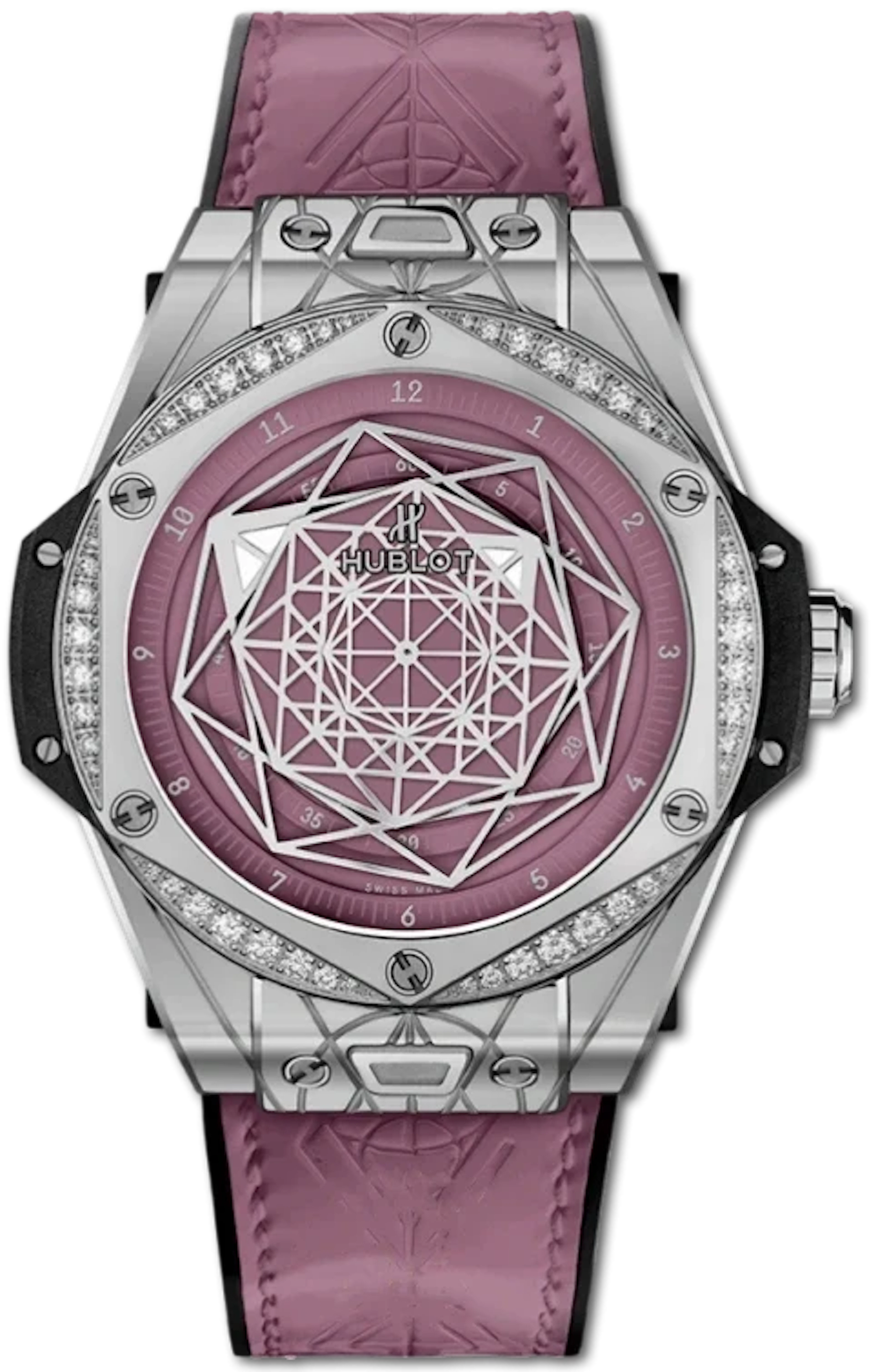Hublot Big Bang Stainless Steel & Diamonds Lady's Watch
