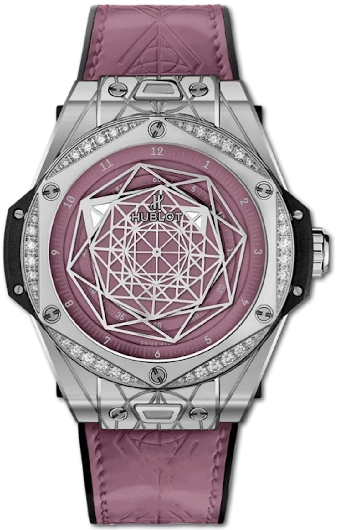Hublot Big Bang Stainless Steel & Diamonds Lady's Watch