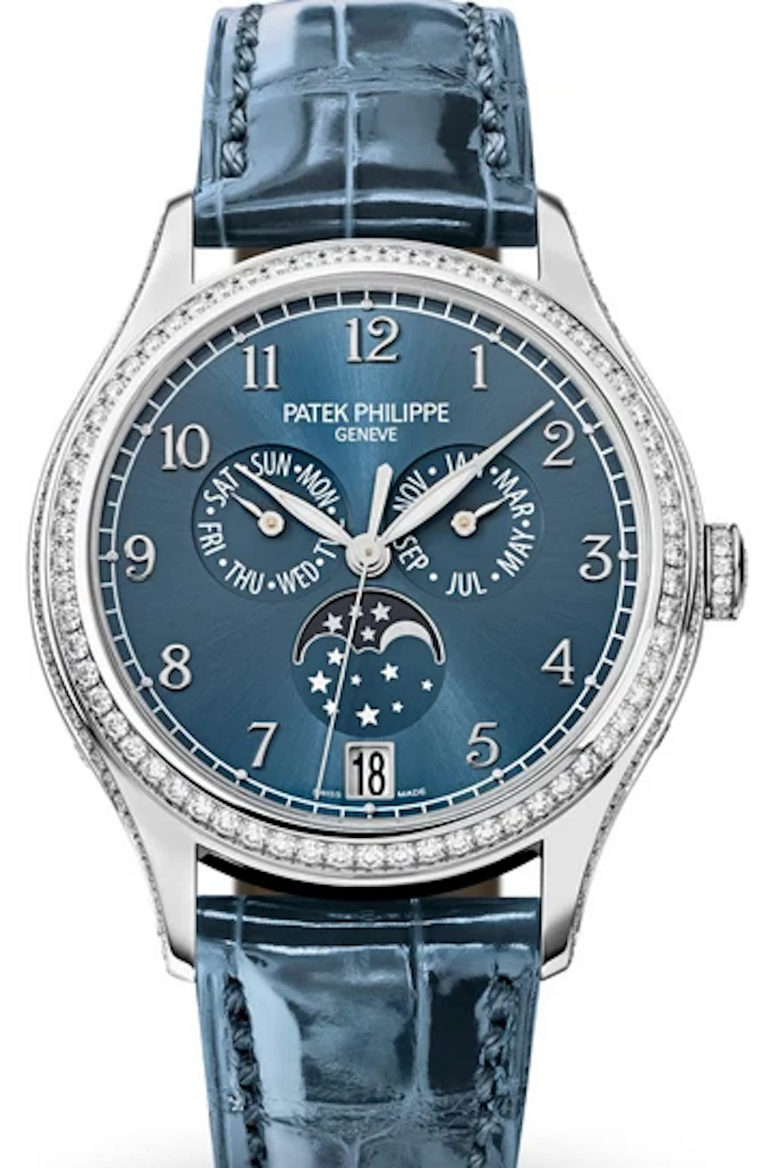 Patek Philippe Complications 18K White Gold Unisex Watch