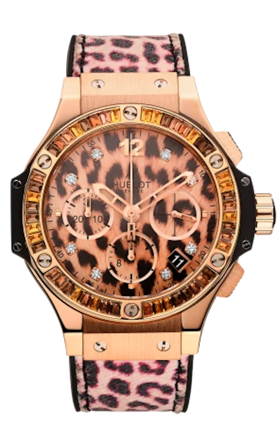 Hublot Big Bang 41 mm Leopard 18K Rose Gold & Andalusites Lady's Watc