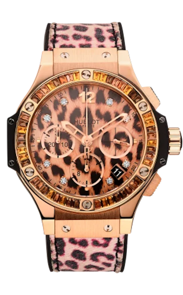 Hublot Big Bang 41 mm Leopard 18K Rose Gold & Andalusites Lady's Watc