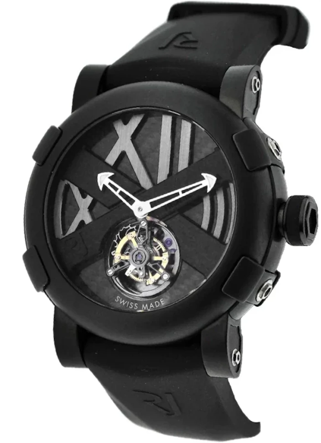 Romain Jerome Titanic-DNA Tourbillon PVD Stainless Steel Men's Watch