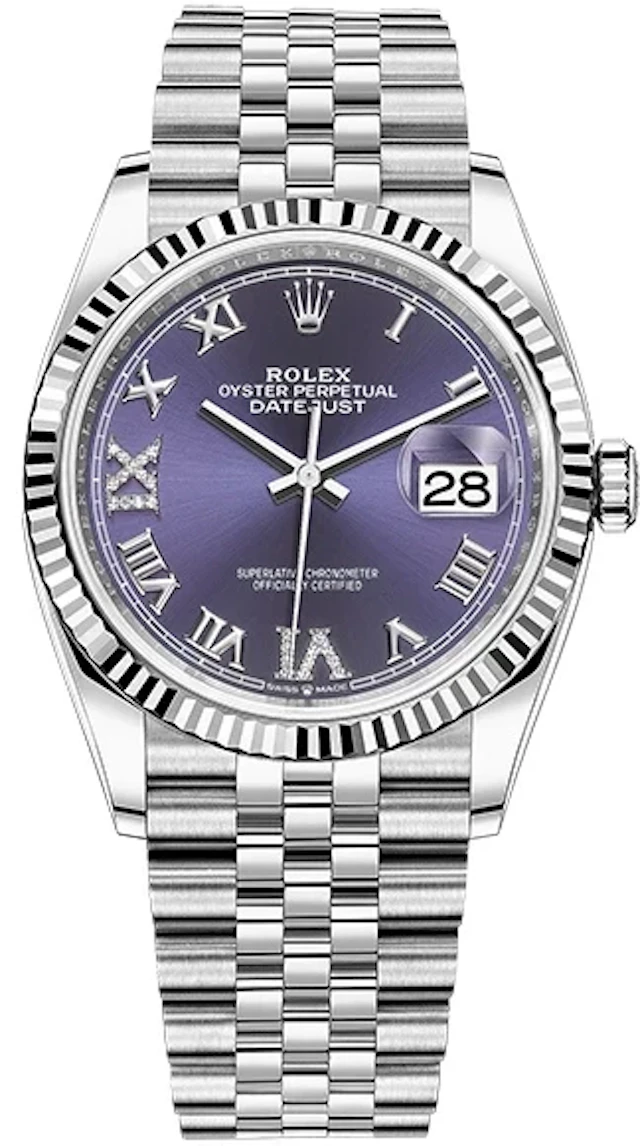 Rolex Datejust Stainless steel & 18K White Gold Unisex Watch
