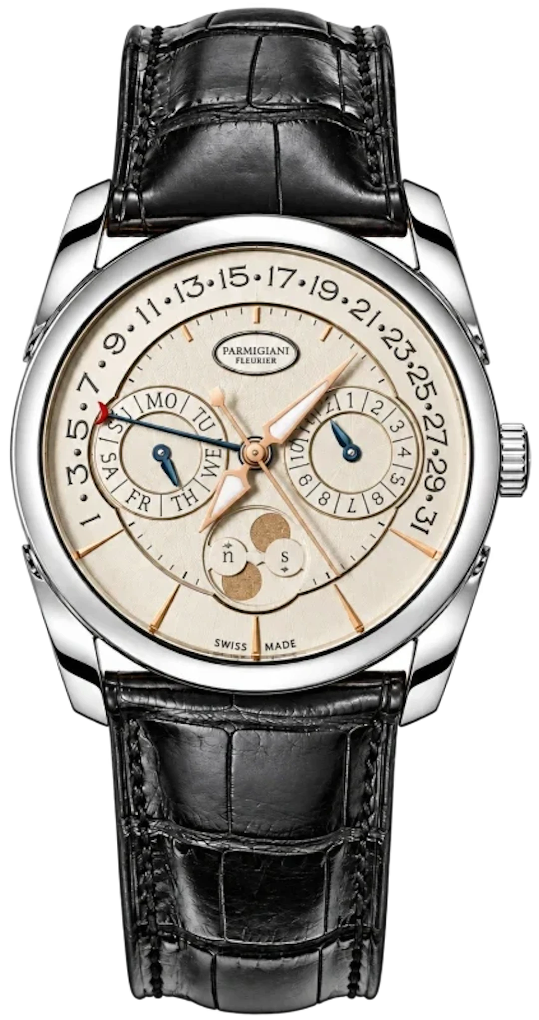 Parmigiani Fleurier Tonda Quantième Annuel Rétrograde 18K White Gold
