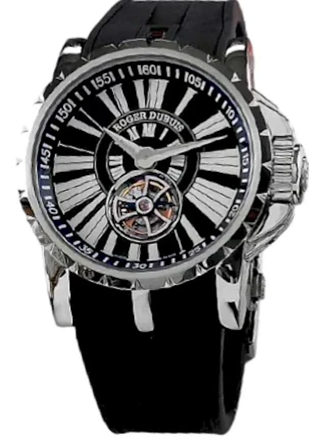 Roger Dubuis Excalibur Flying Tourbillon Stainless Steel Men's Watch