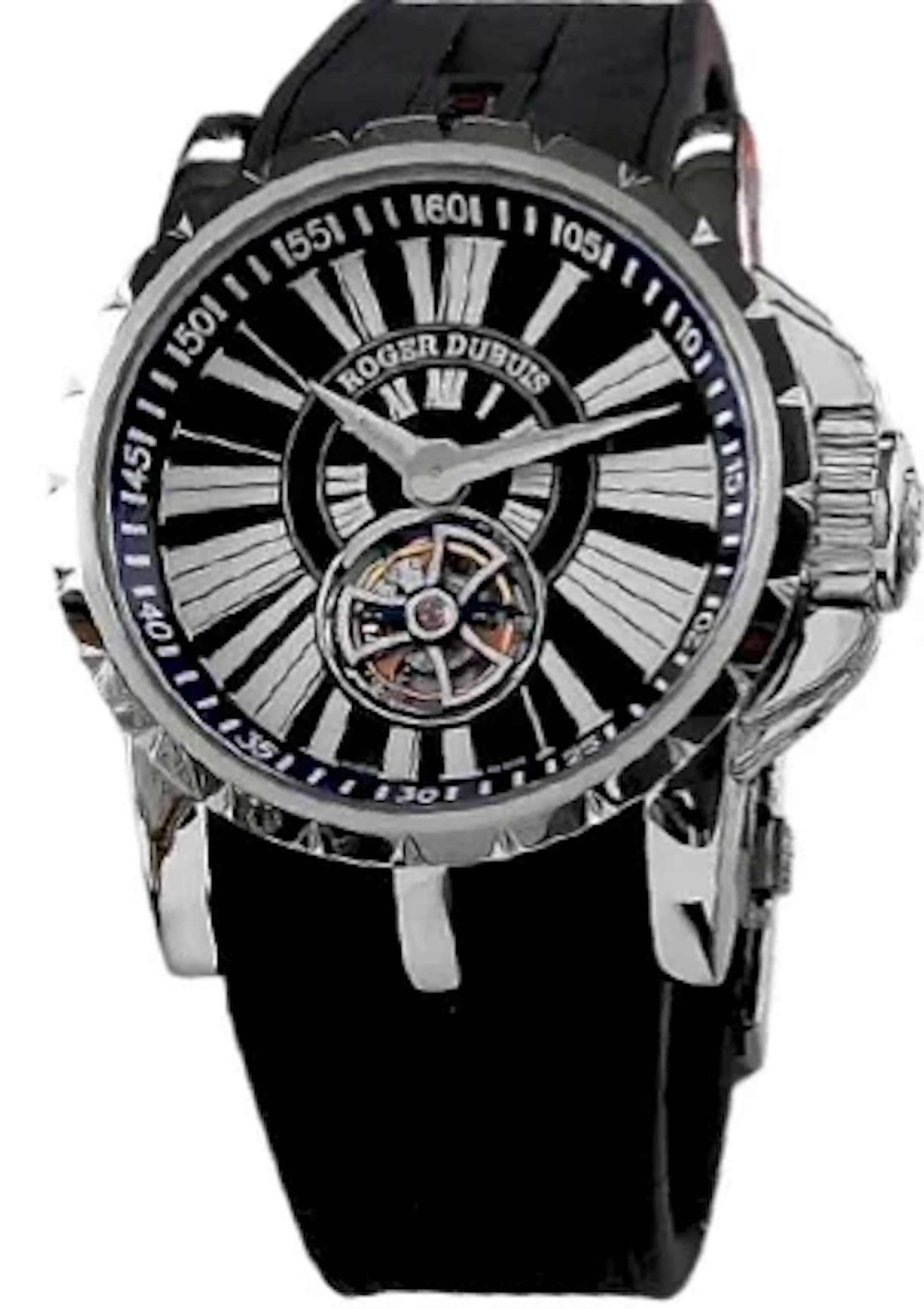 Roger Dubuis Excalibur Flying Tourbillon Stainless Steel Men's Watch