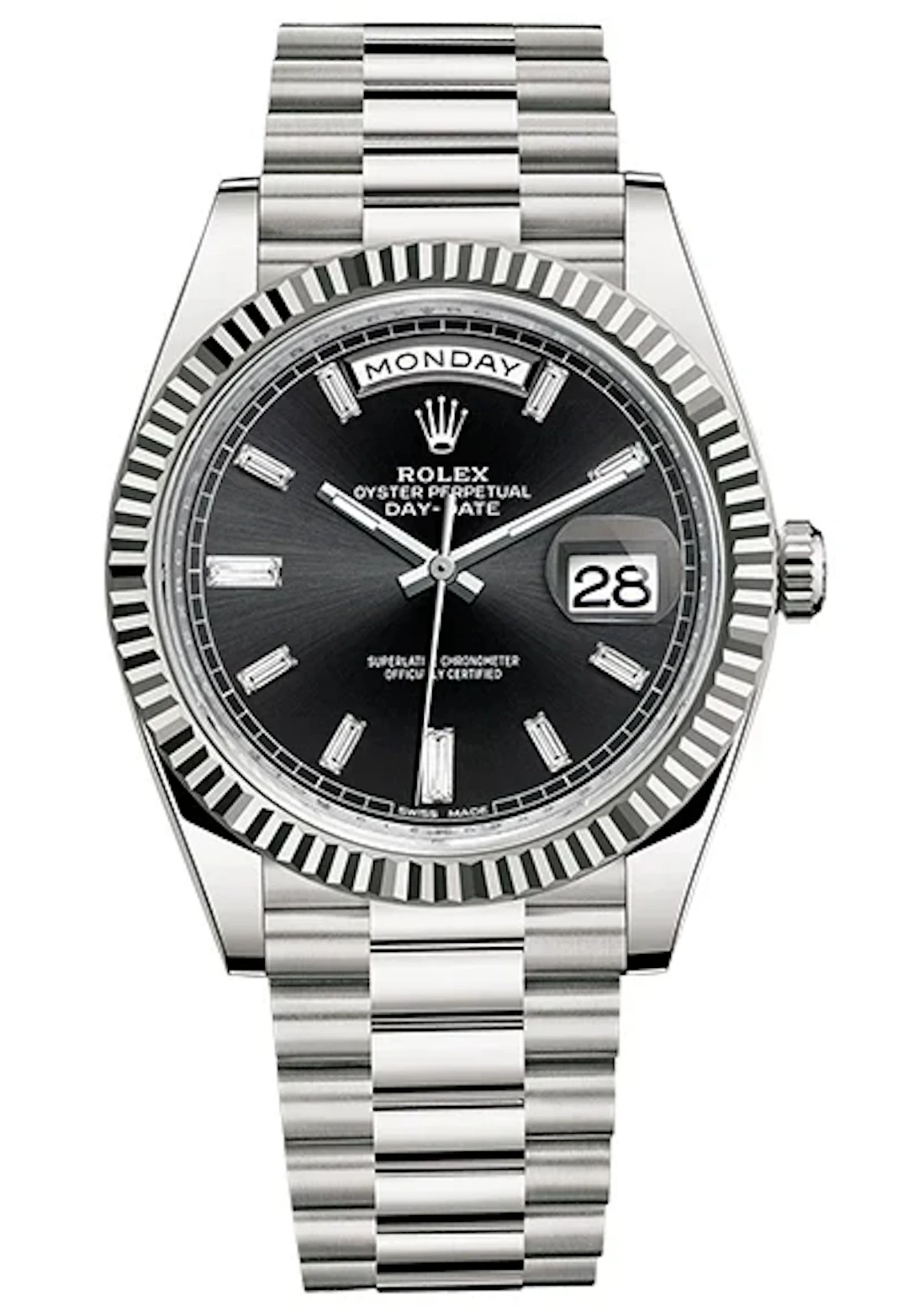 Rolex Day-Date 18K White Gold Men's Watch