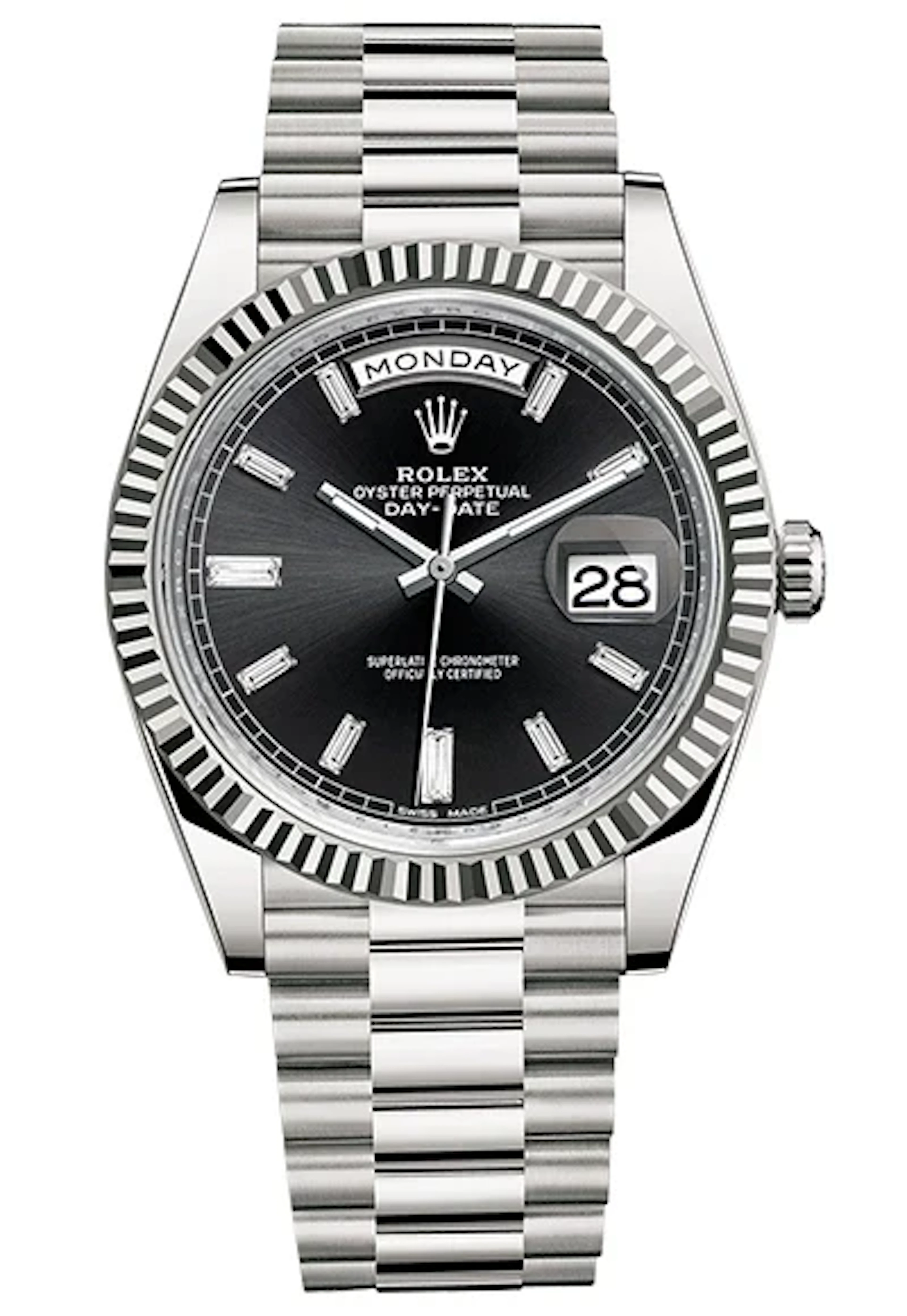 Rolex Day-Date 18K White Gold Men's Watch