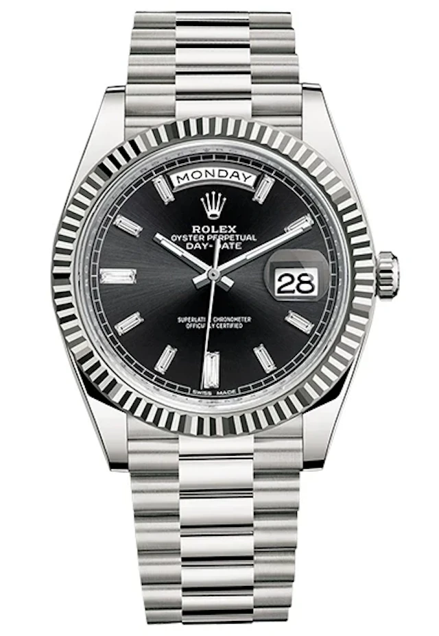 Rolex Day-Date 18K White Gold Men's Watch