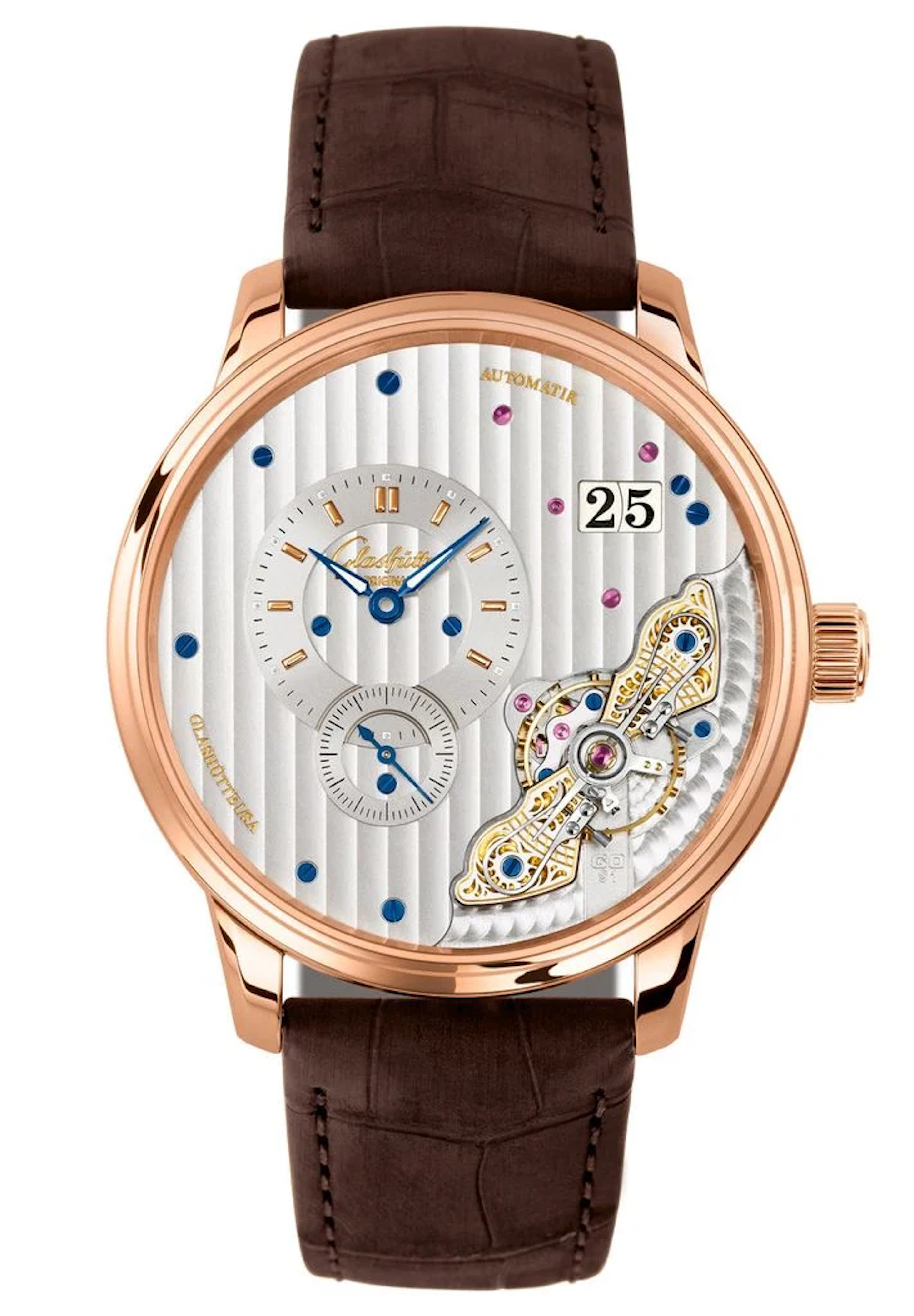 Glashütte Original PanoMaticInverse 18K Red Gold Men's Watch